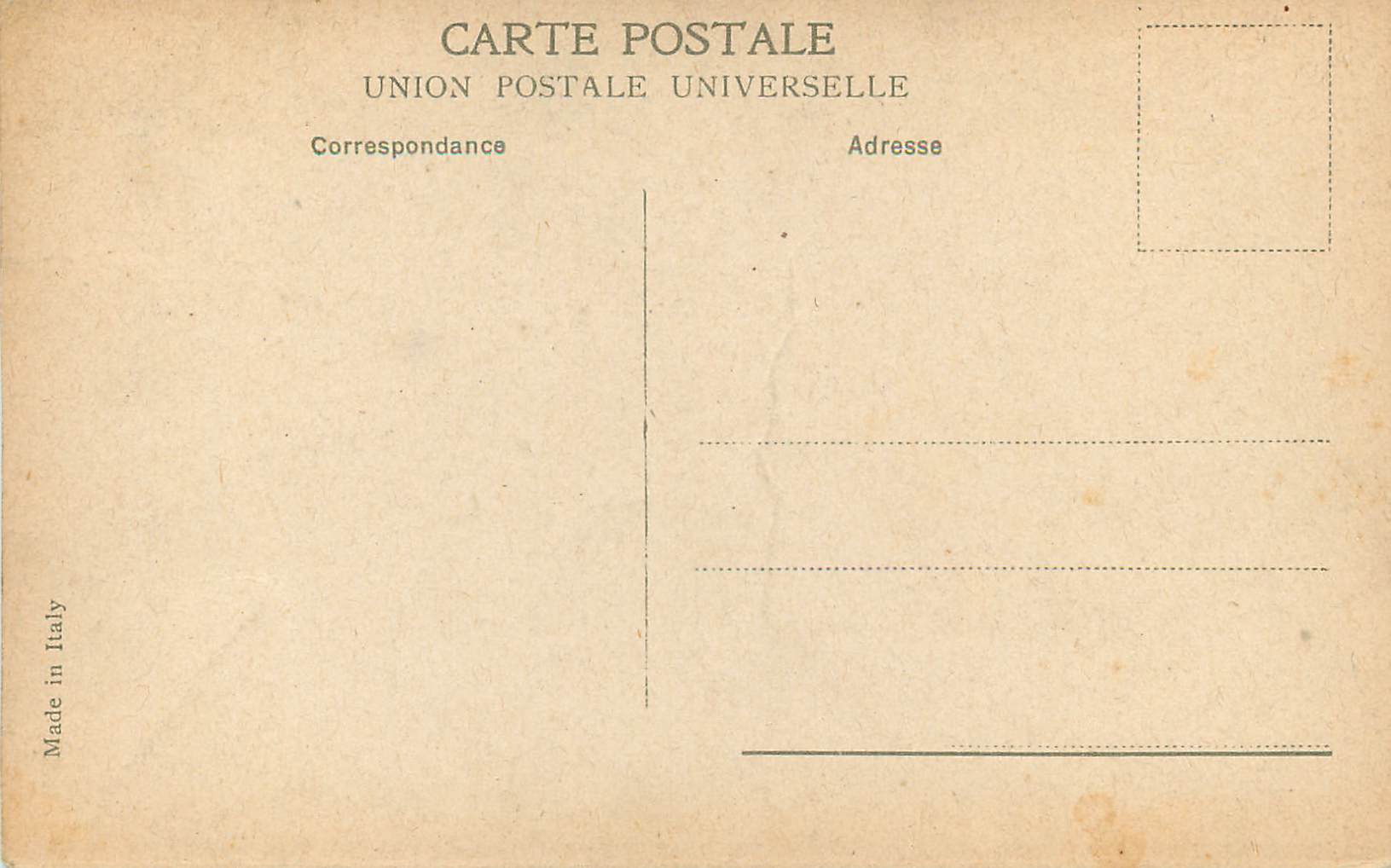 CPA Constantinople tephane — Verso