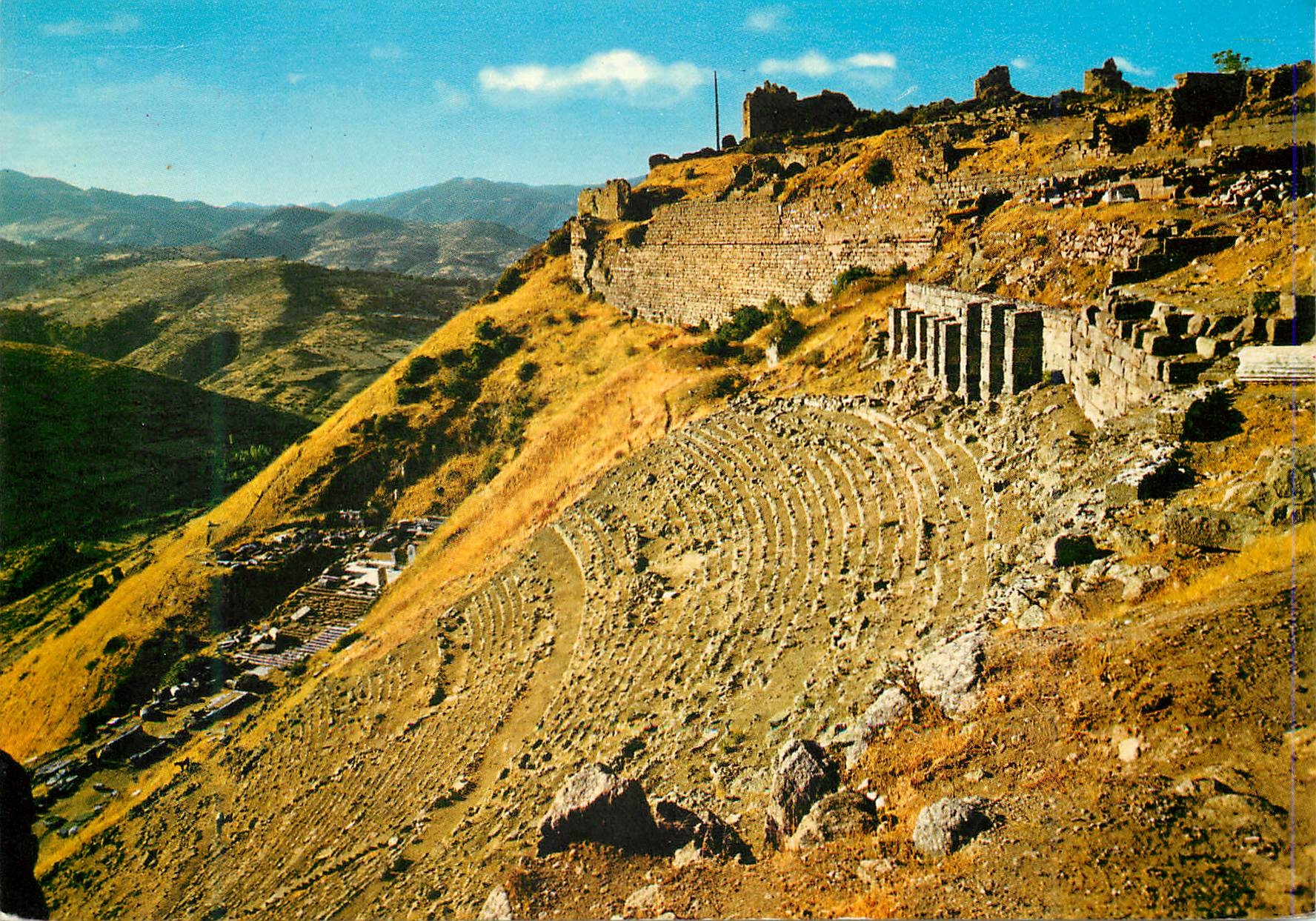 CPM Turkey bergame les ruines du theatre