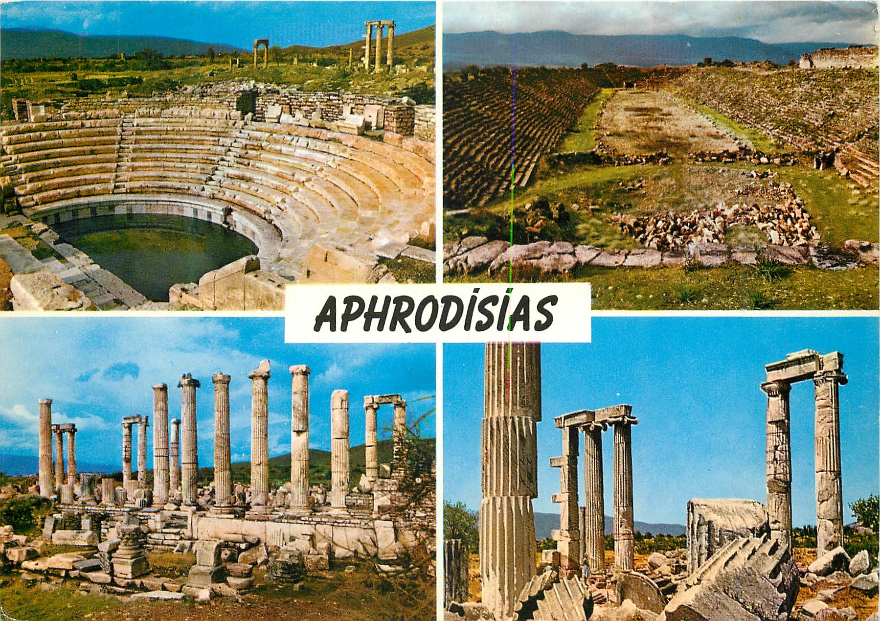 CPM Turkey aydin kuyuucak view from the ruins of aphrodisias