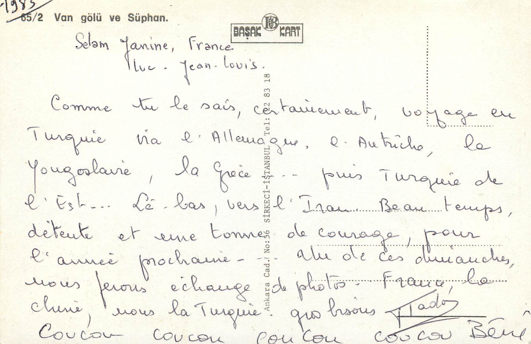 CPM Van golu ve suphan — Verso