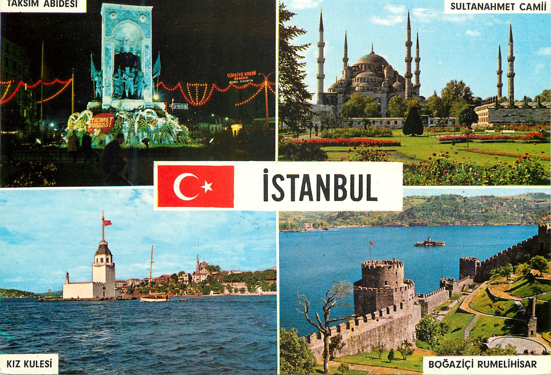 CPM Istanbul Turkey Salutations d'Istanbul