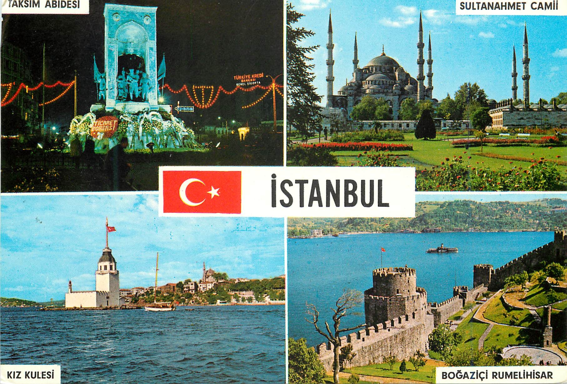 CPM Istanbul Turkey Salutations d'Istanbul