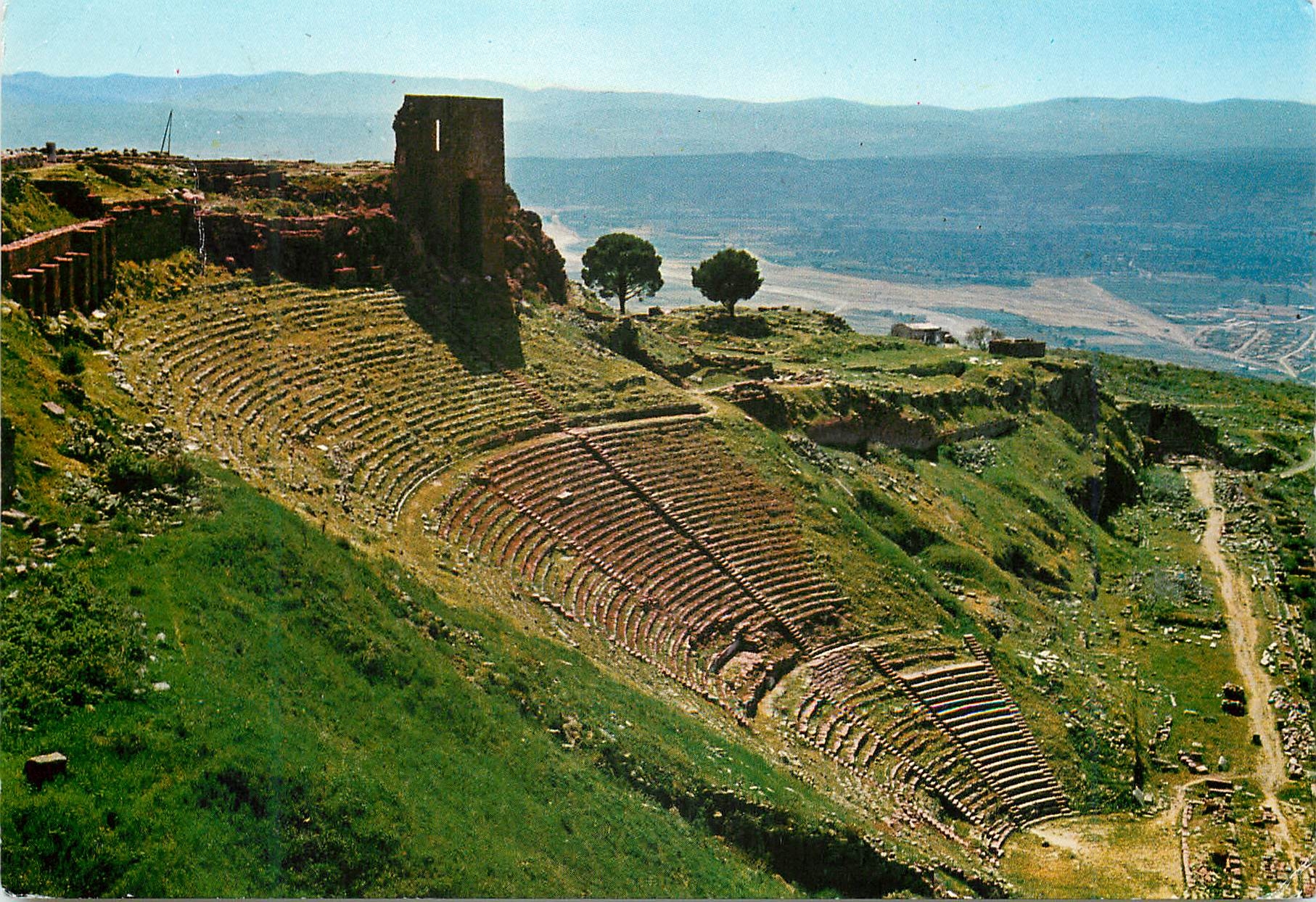 CPM Bergama Turkey Le theatre de l'Acropole