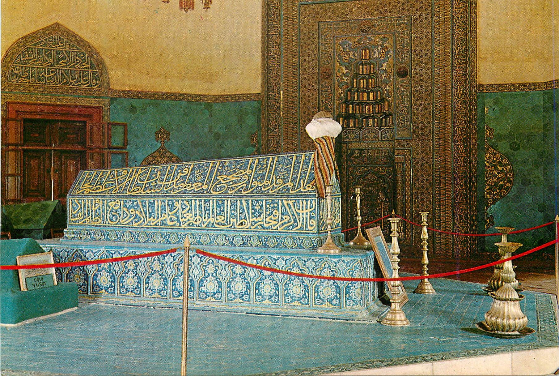 CPM Turkey Bursa L'interieur du Mausolee vert et le Tombeau du Sultan Mehmet