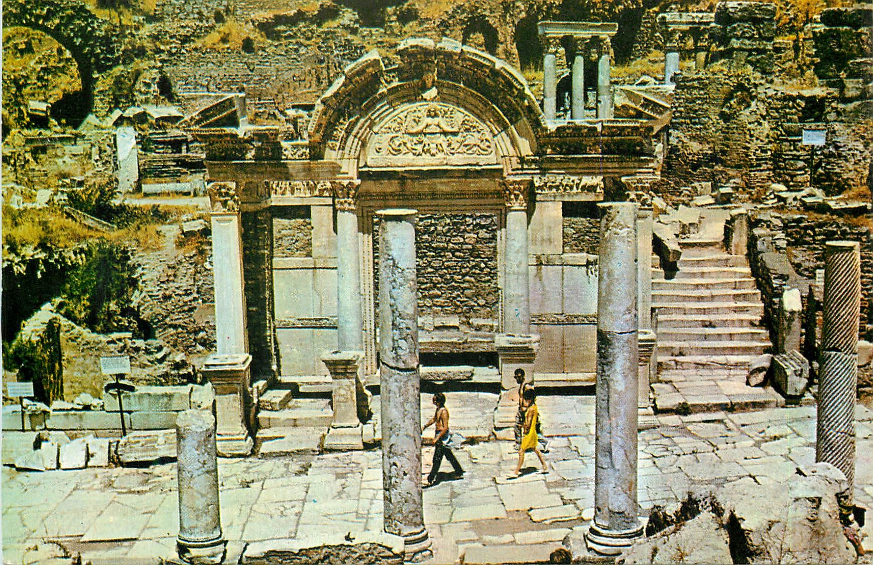 CPM Turkey Ephesus Temple d'Adrien