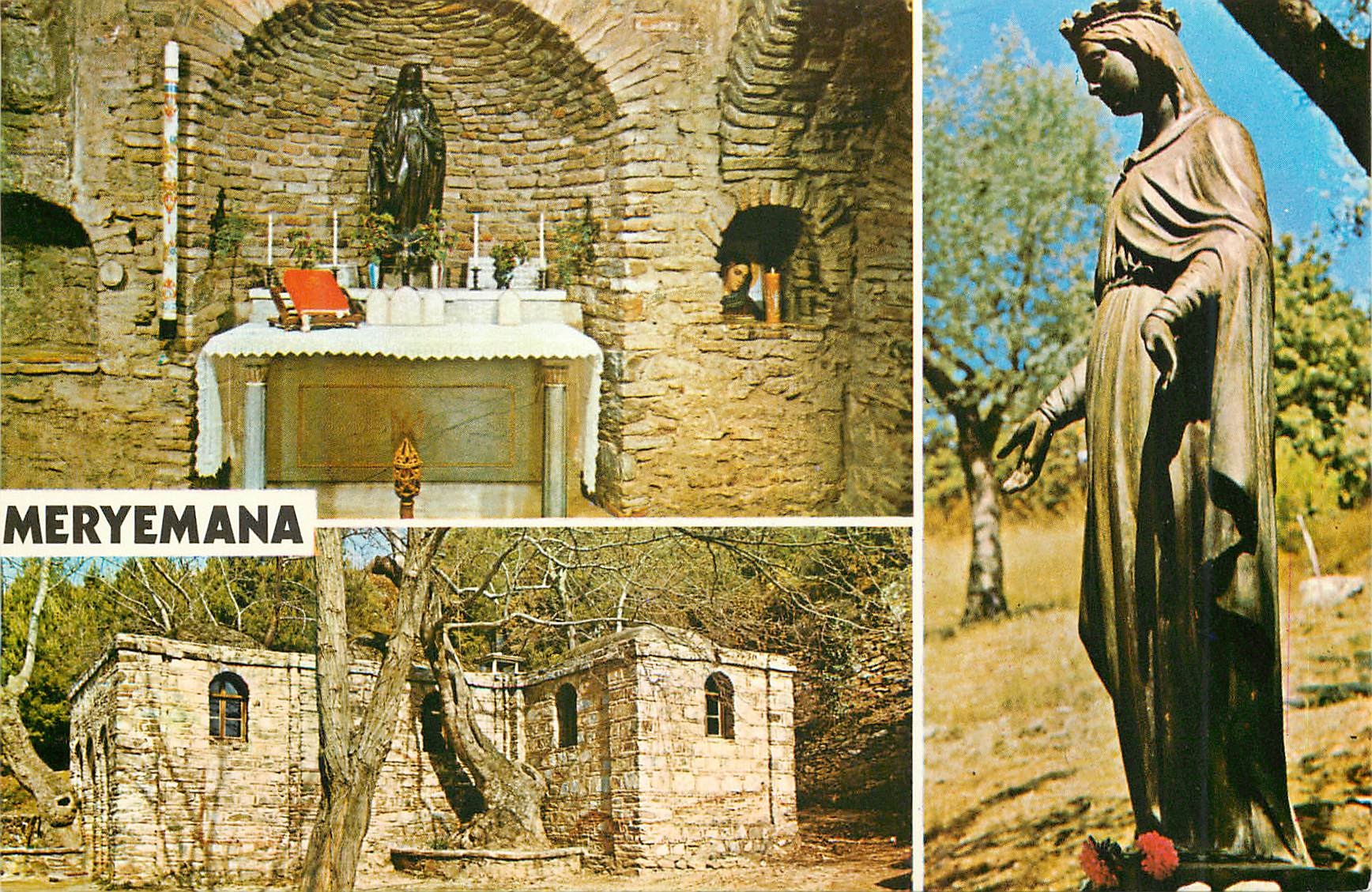 CPM Turkey Ephesus Meryem Ana vues differentes de la Maison de la Ste Vierge