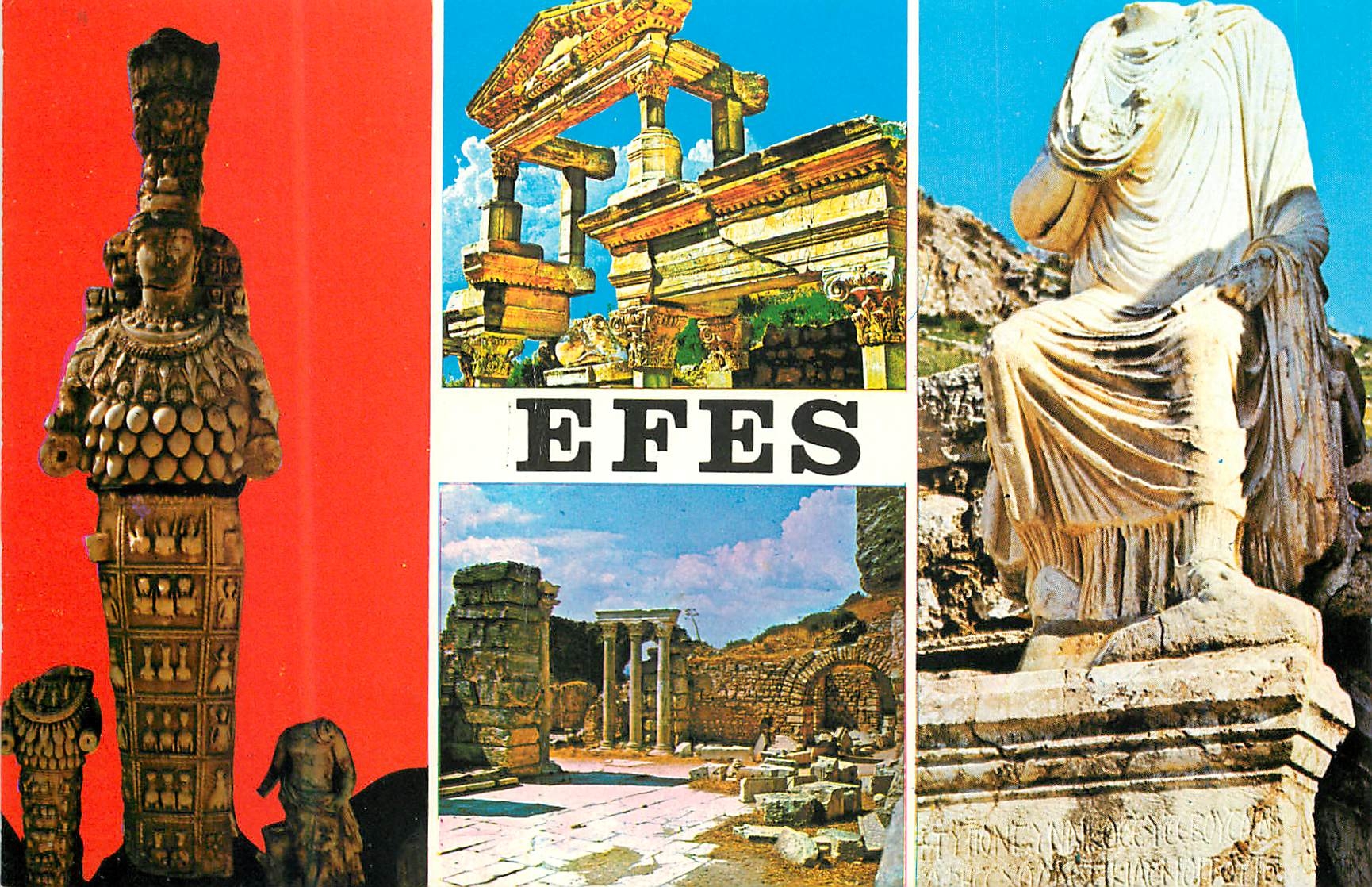 CPM Turkey Ephesus Artemide Fountaine de Trajan