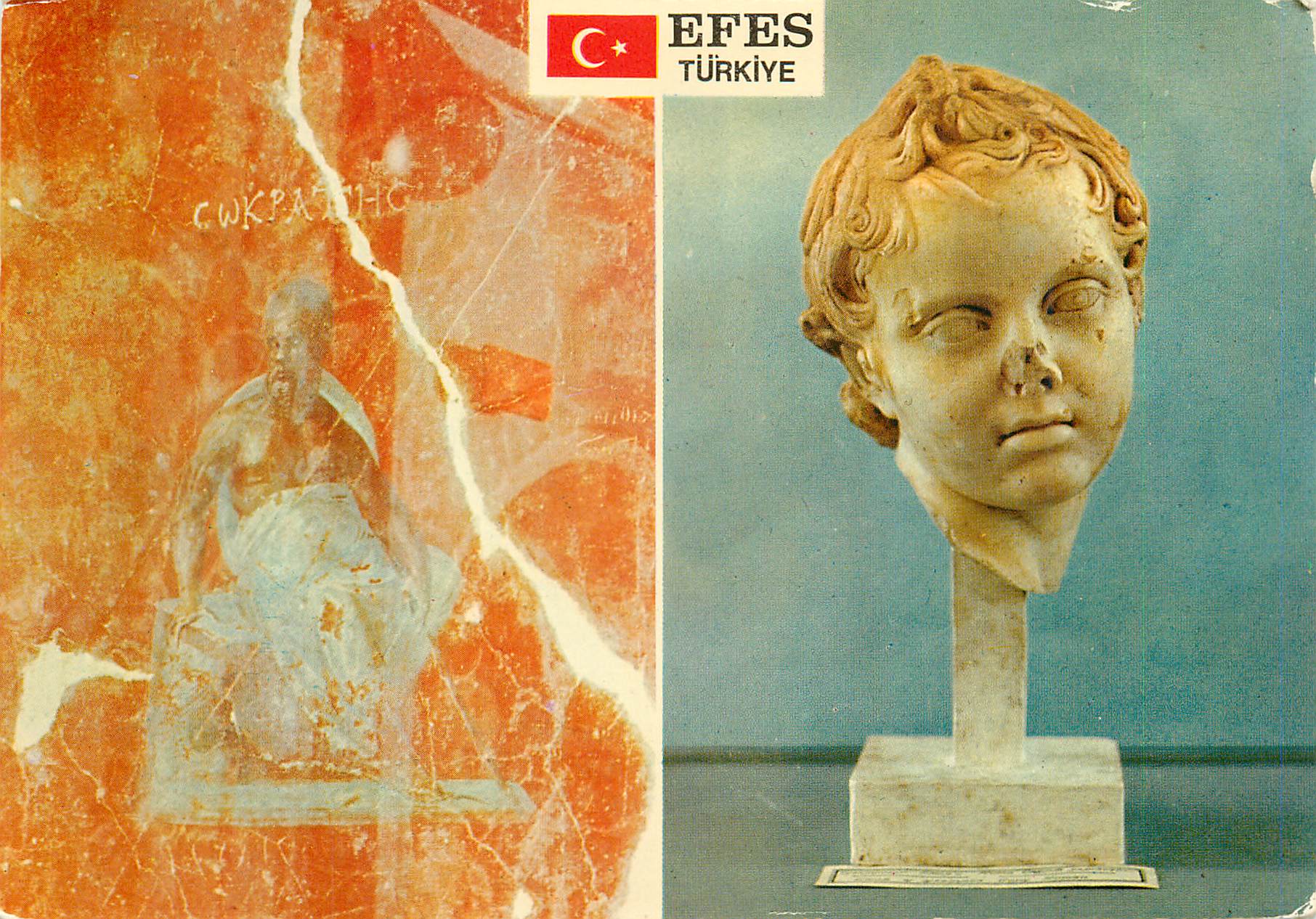CPM Turkey Ephesus Socrates and the head of Eros