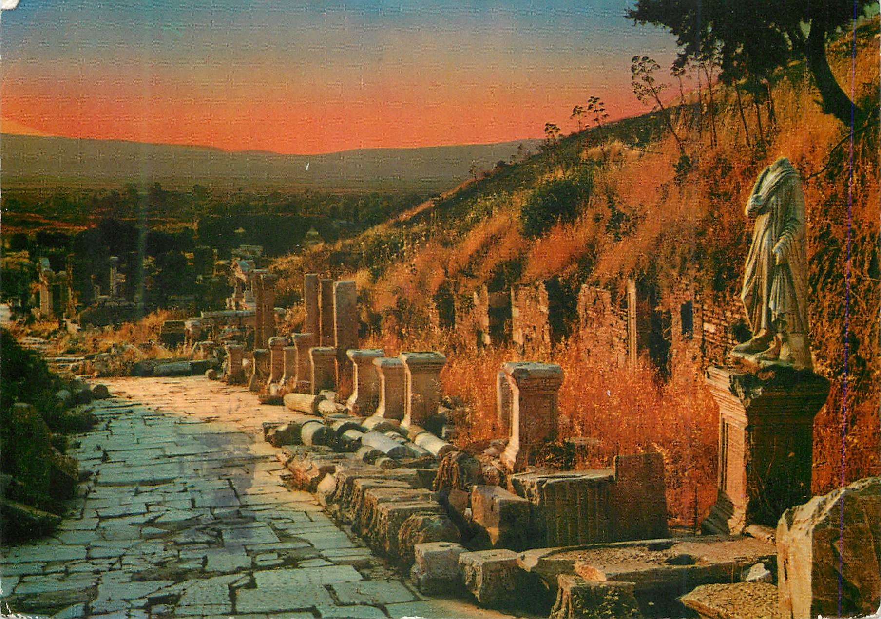 CPM Turkey Ephesus A view of Arcadien Street