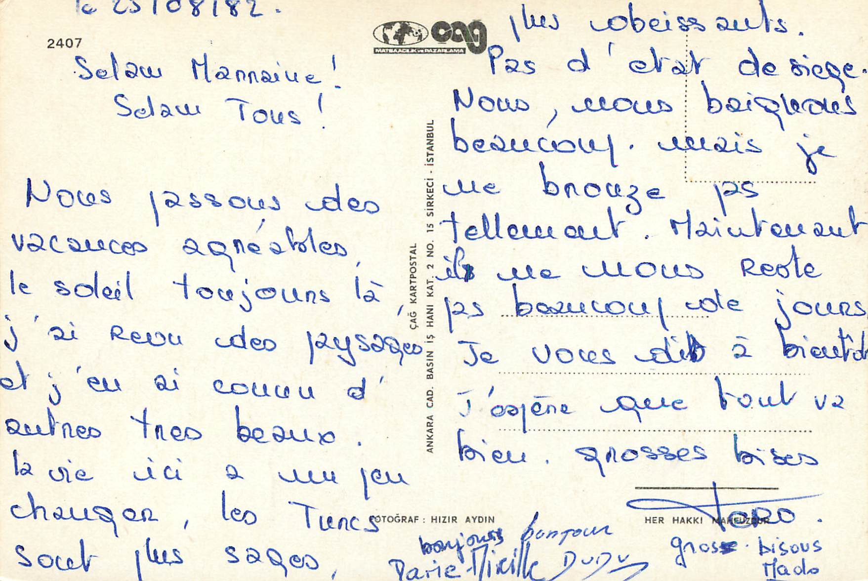 CPM Turkey Ephesus — Verso