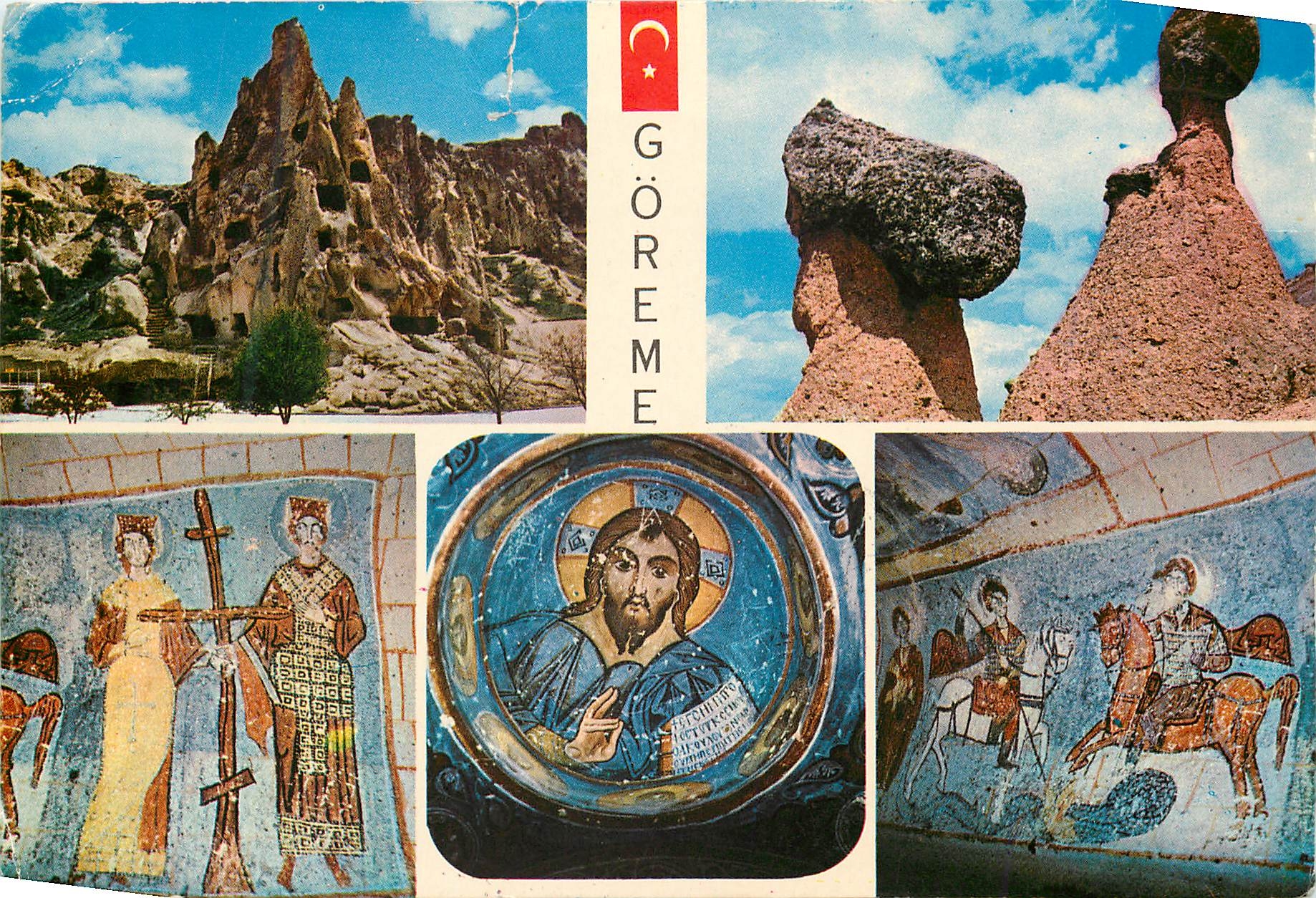 CPM Goreme Turkey Goreme from the city