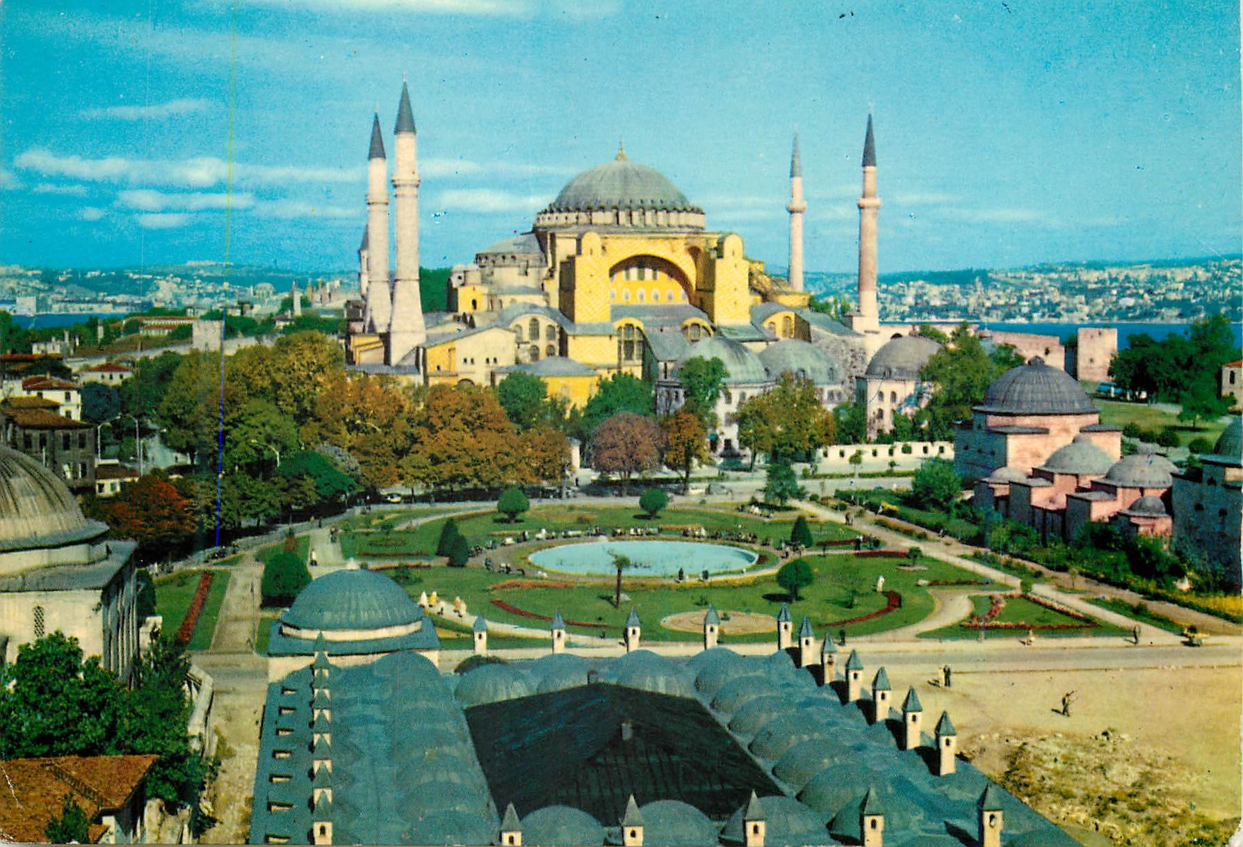 CPM Istanbul Turkey Musee de St Sophie