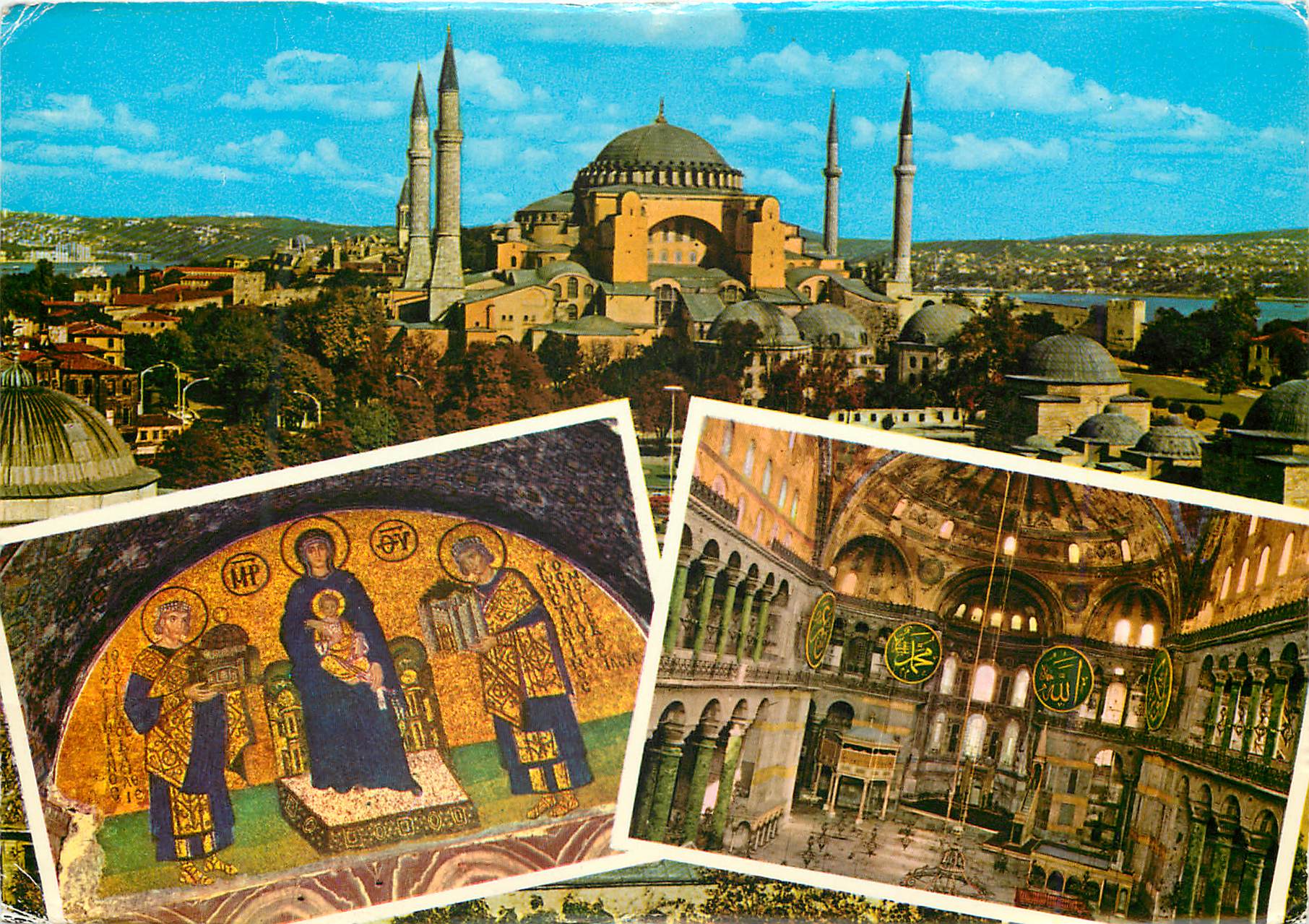CPM Istanbul Turkey St Sophia Museum and it's interior