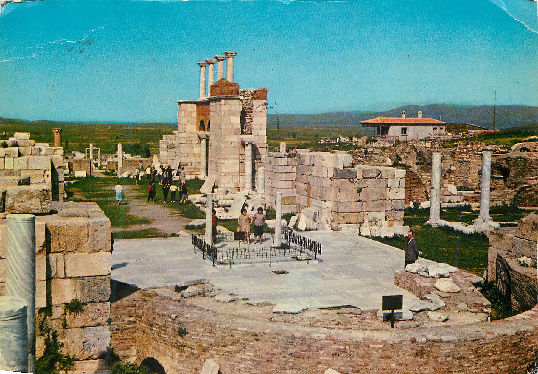 CPM Izmir Turkey Selcuk Basilique de St Jean Interieure
