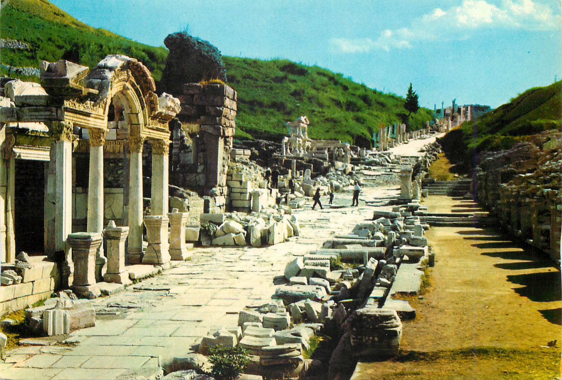 CPM Izmir Turkey Ephesus Hadrian temple Kuretien strasse