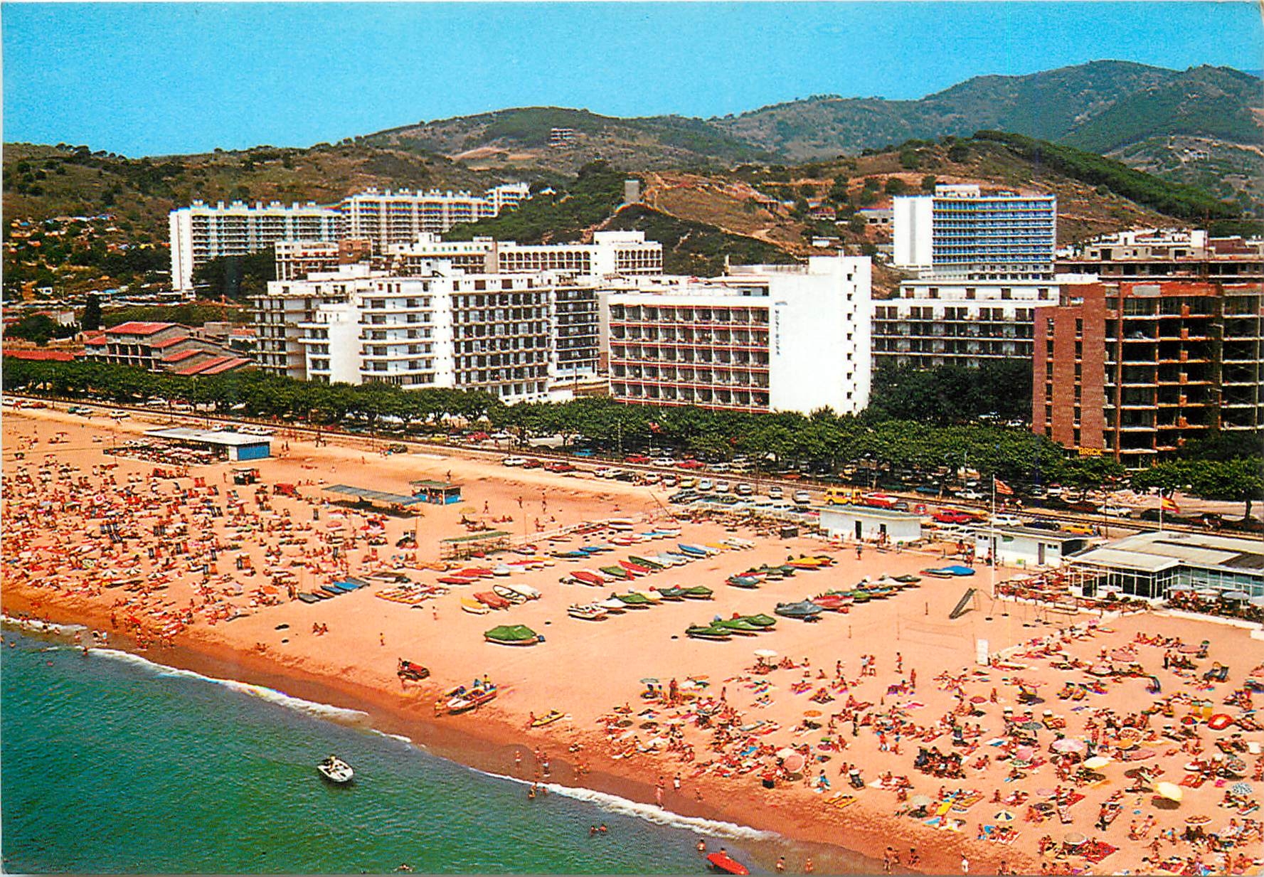 CPM Calella (Barcelona) Vista aerea