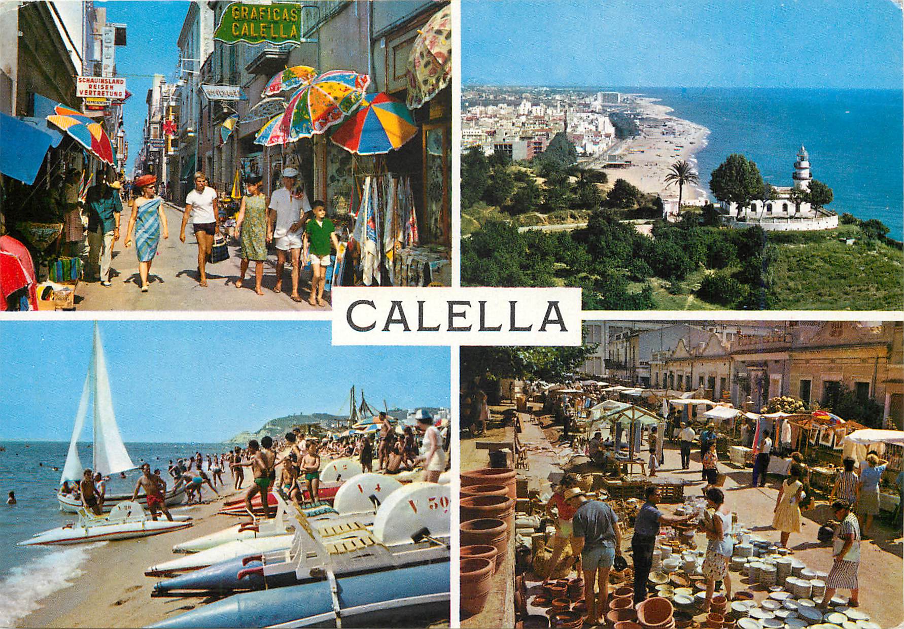 CPM Calella (Barcelona) Vue de Calella