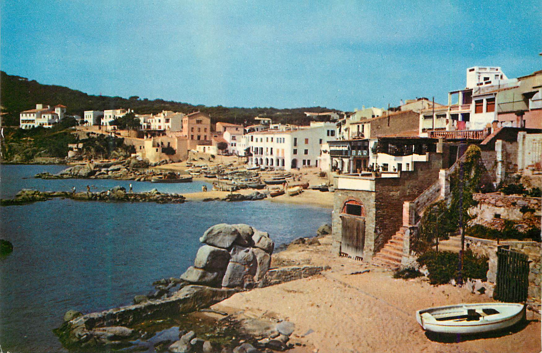 CPM Calella de palafrugell Costa Brava Vue partielle
