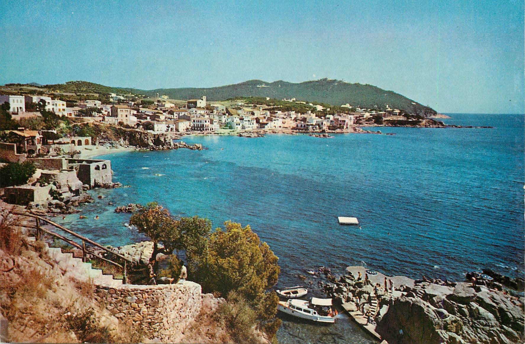 CPM Calella de palafrugell Costa Brava Vue partielle
