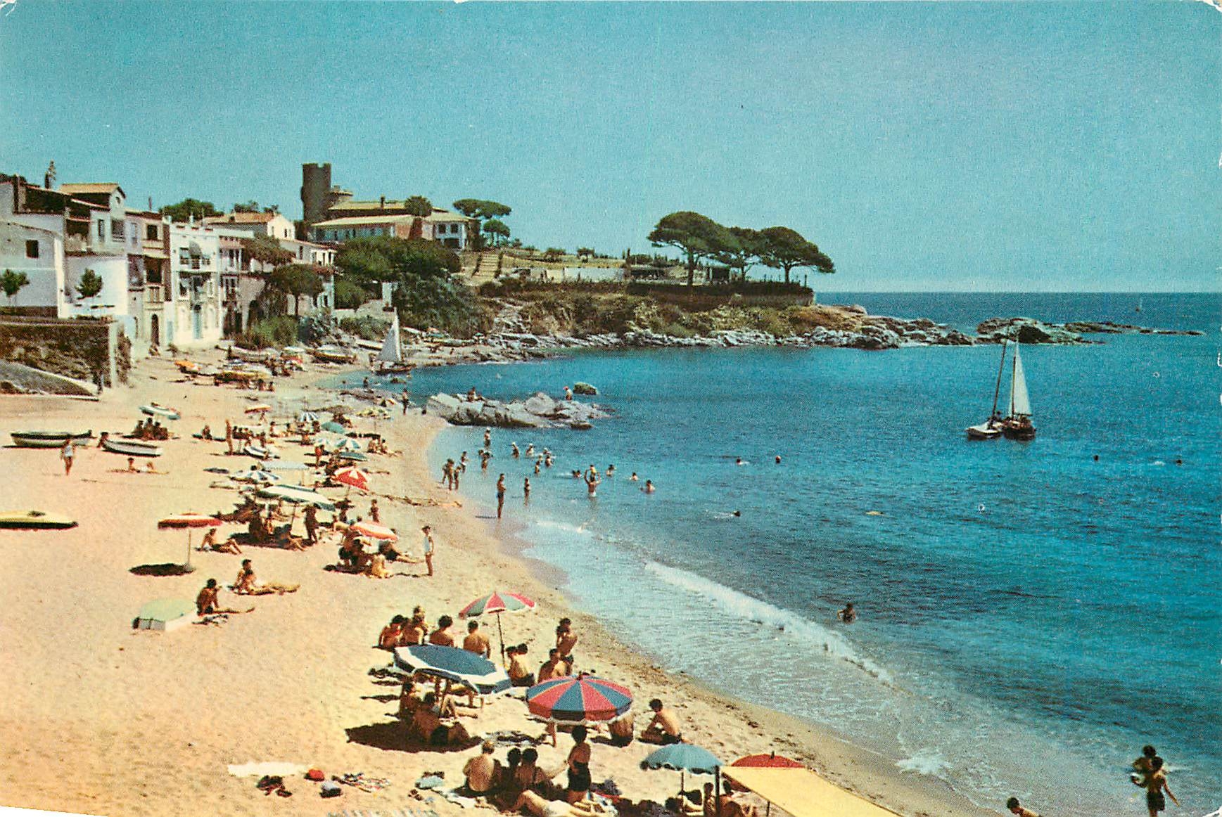 CPM Calella de palafrugell Costa Brava La Plage