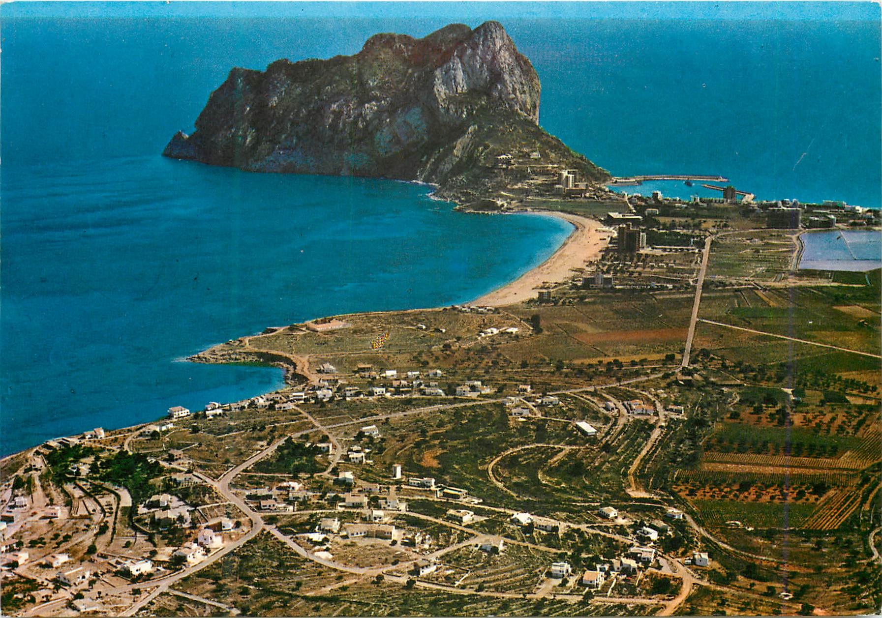 CPM Calpe Alicante Vue de Los Pinos et Rocher d'Ifach