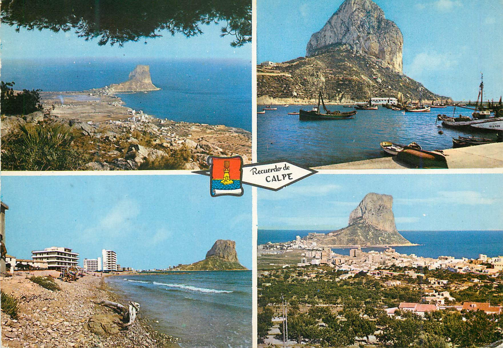 CPM Calpe (Alicante) Vue du Rocher de Ifach