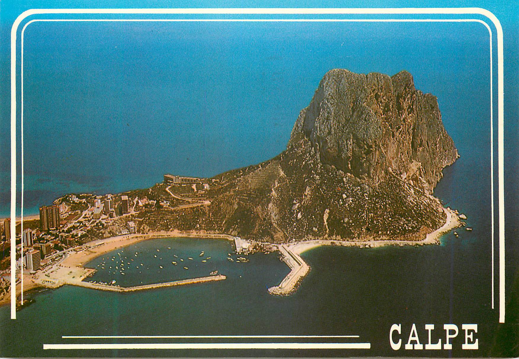 CPM Calpe (Alicante) Vista aerea Penon de Ifach