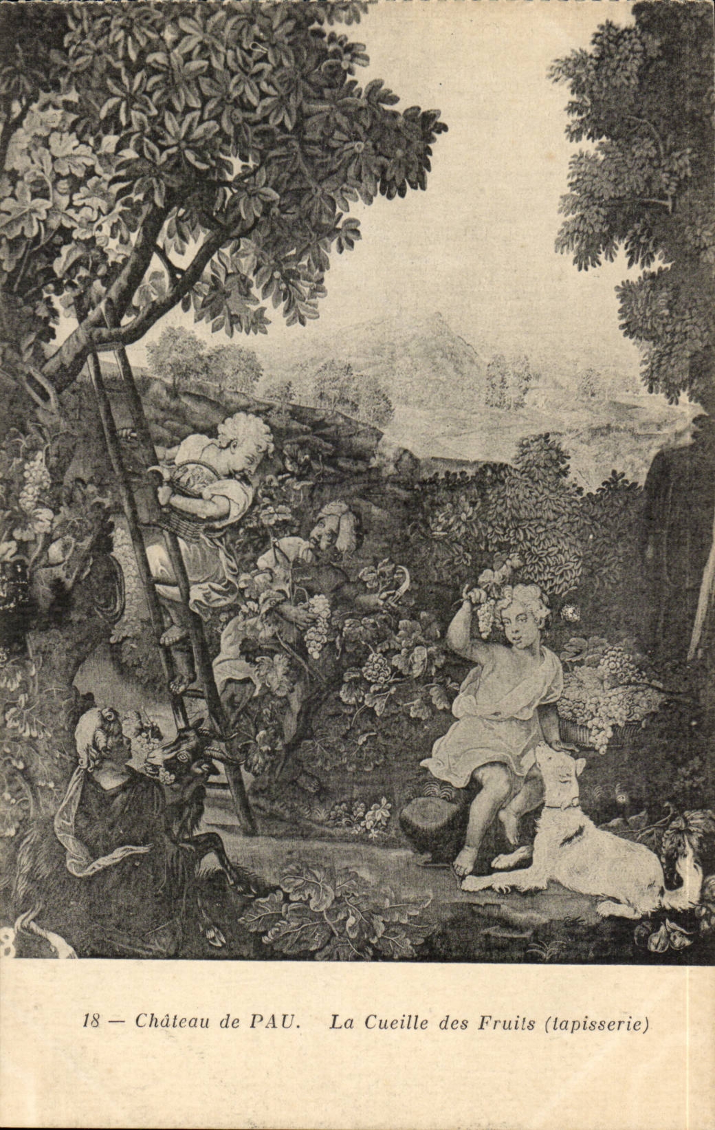 Château de PAU — La Cueille des Fruits (tapisserie) — édition CPAPHIL