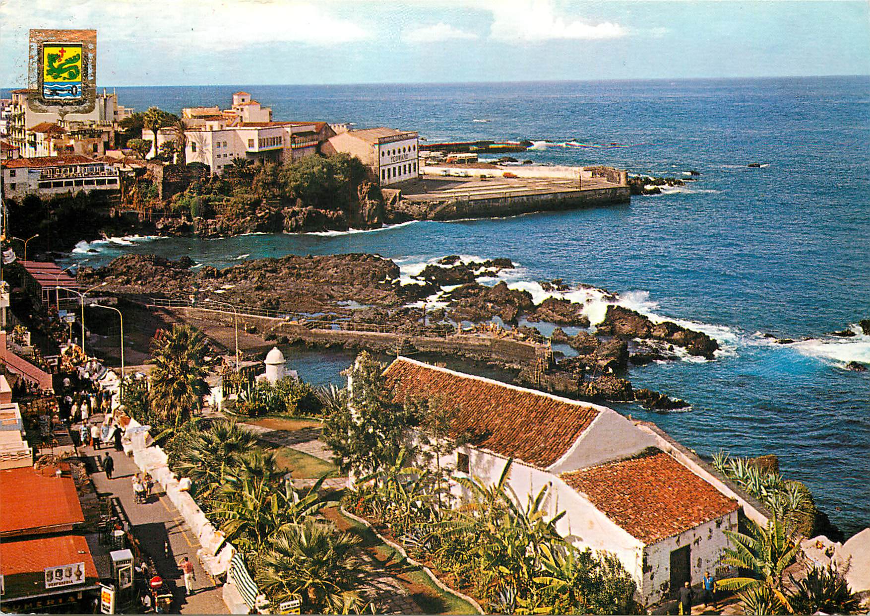 CPM Puero de la cruz (Tenerife) promenade san telmo vue partielle