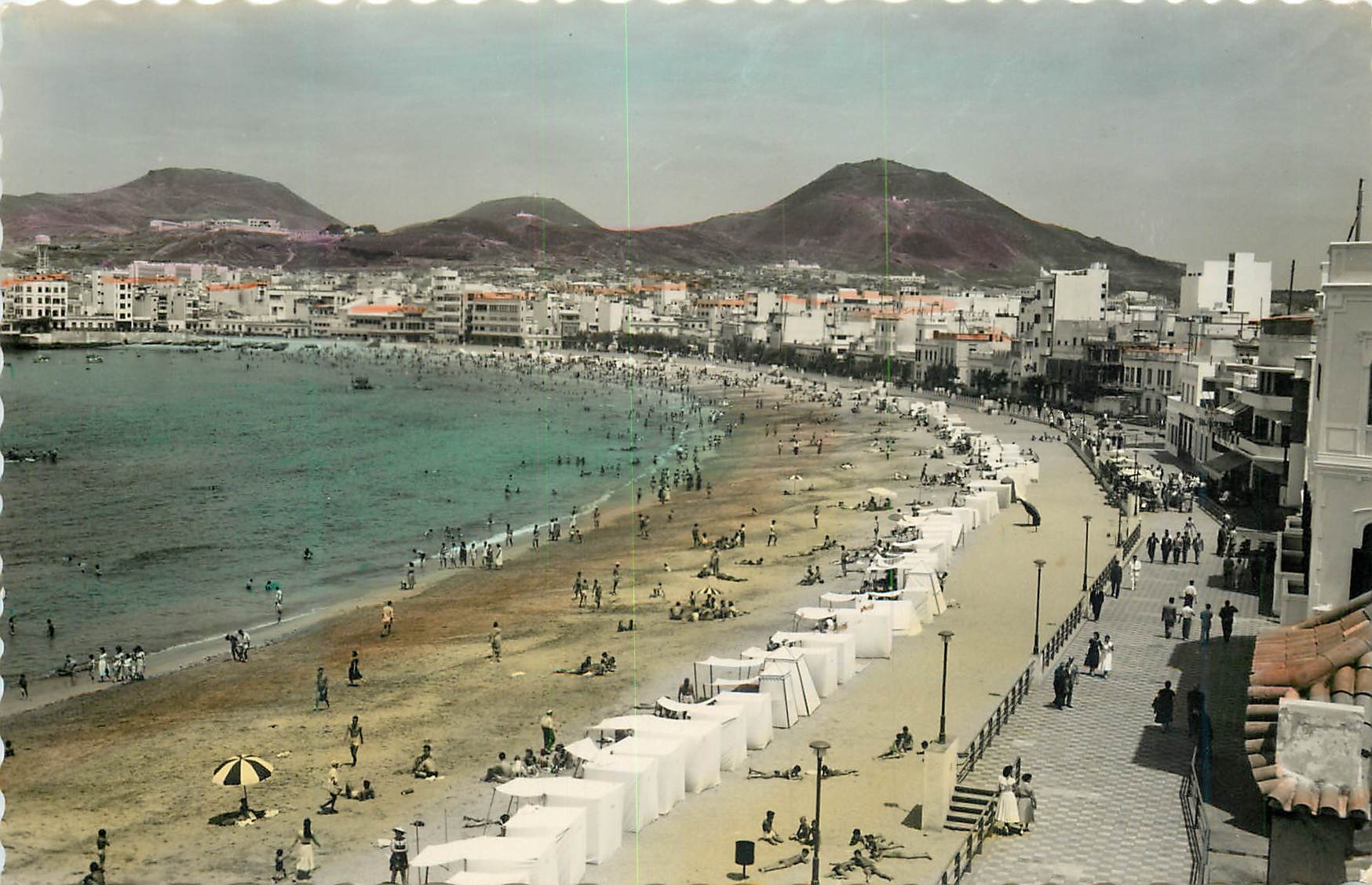 CPM Las palmas de gran canaria plage de las canteras