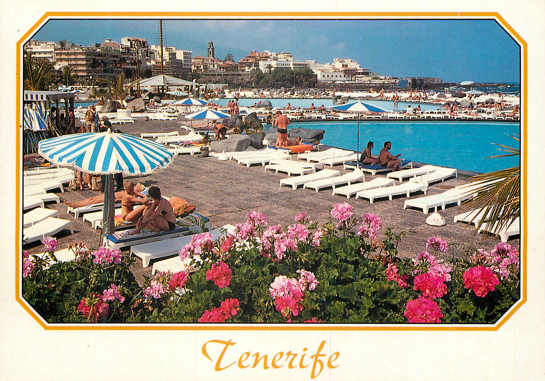 CPM Tenerife puerto de la cruz  lago martianez vista parcial