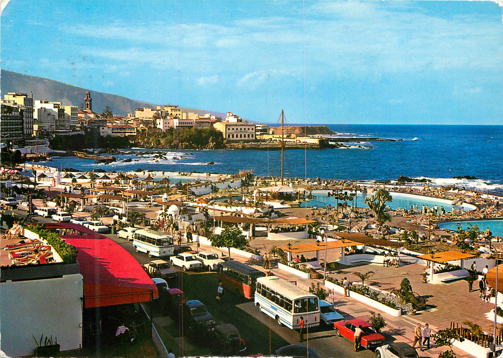 CPM Puerto de la cruz (Tenerife) vue partielle