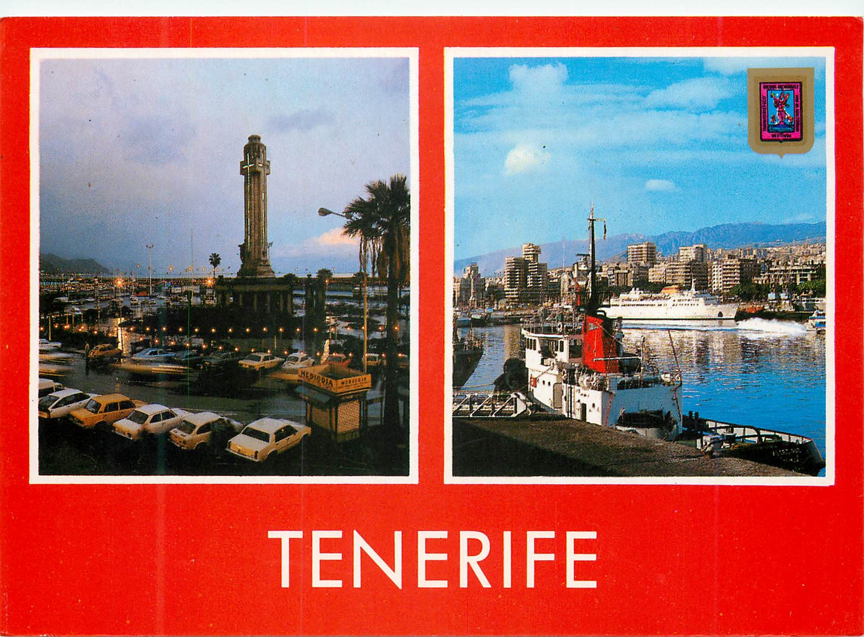 CPM Tenerife Santa Cruz de Tenerife Place d'Espagne et Port