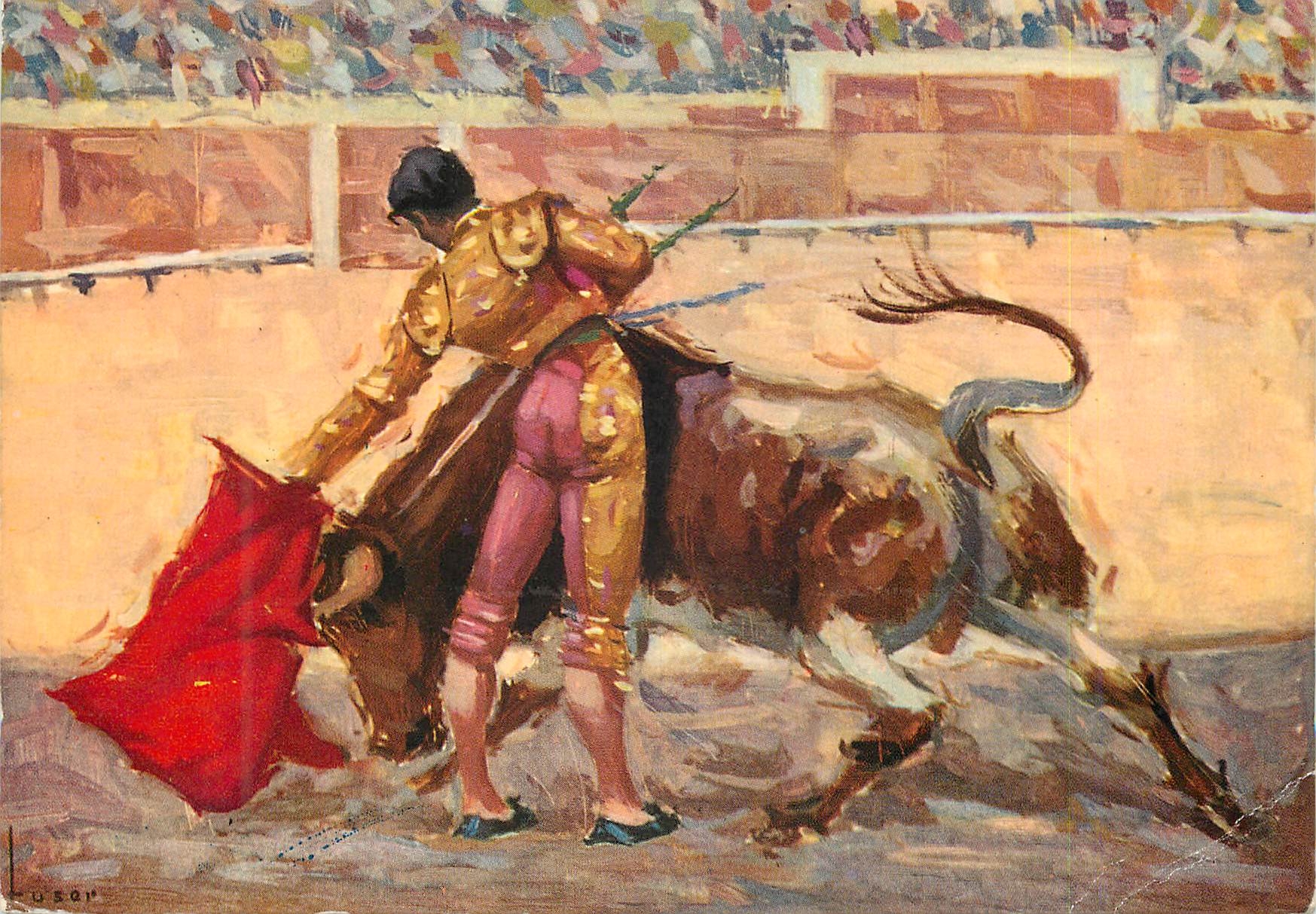 CPM El Arte De Chamaco Pase Natural Taureau Corrida