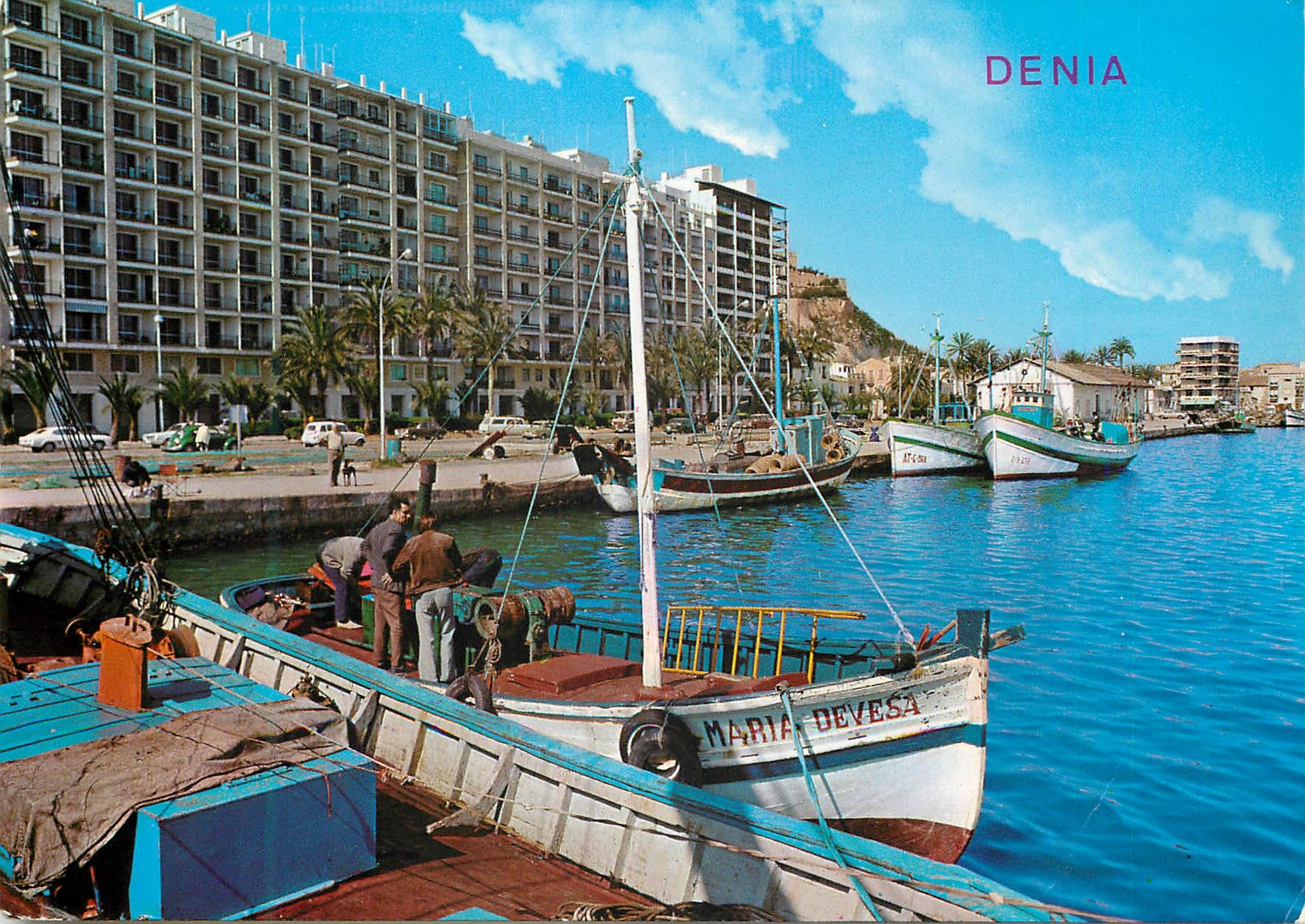 CPM Denia (Alicante) Port Bateau de peche