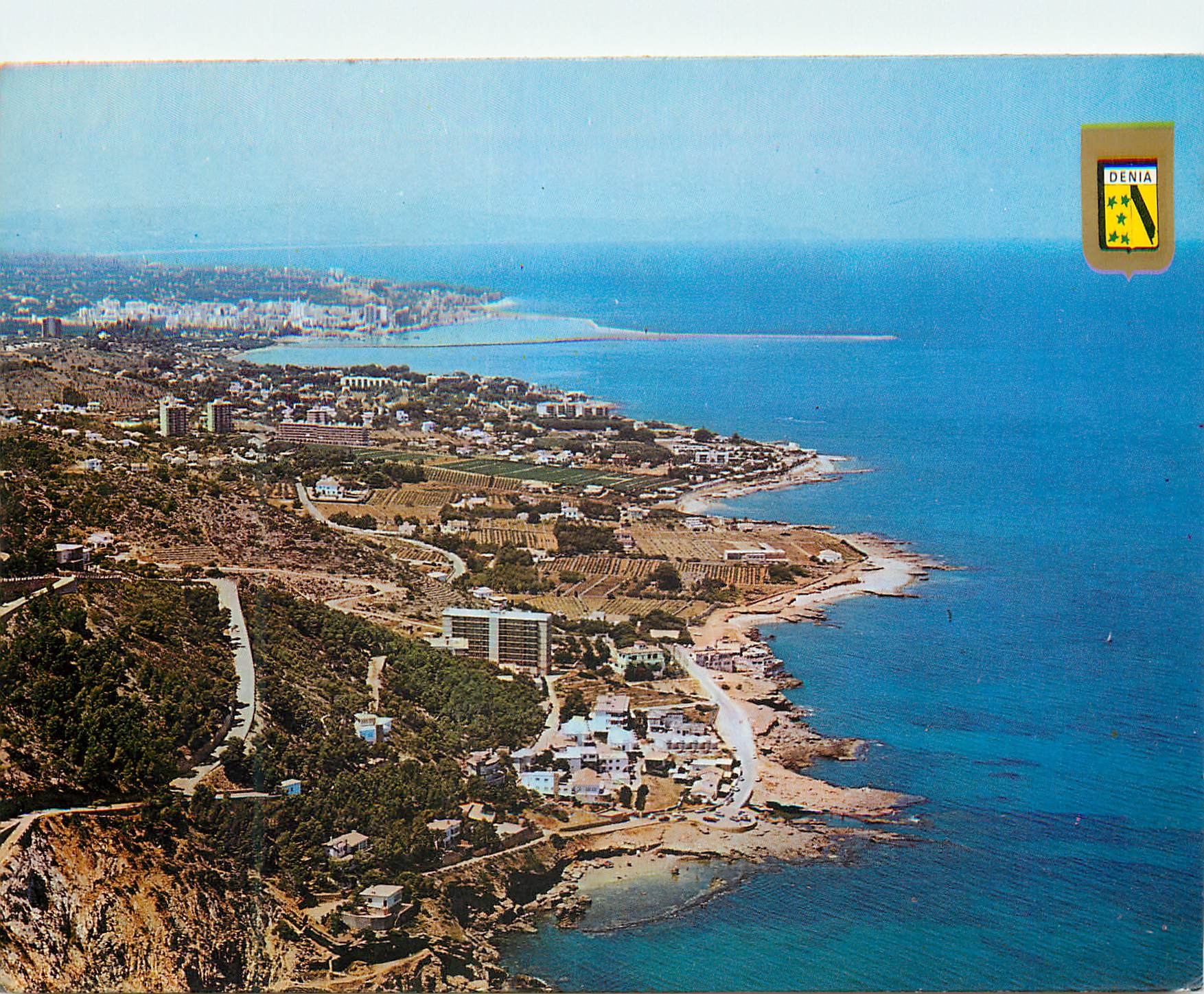 CPM Denia (Alicante) Vue aerienne de Les Rotes