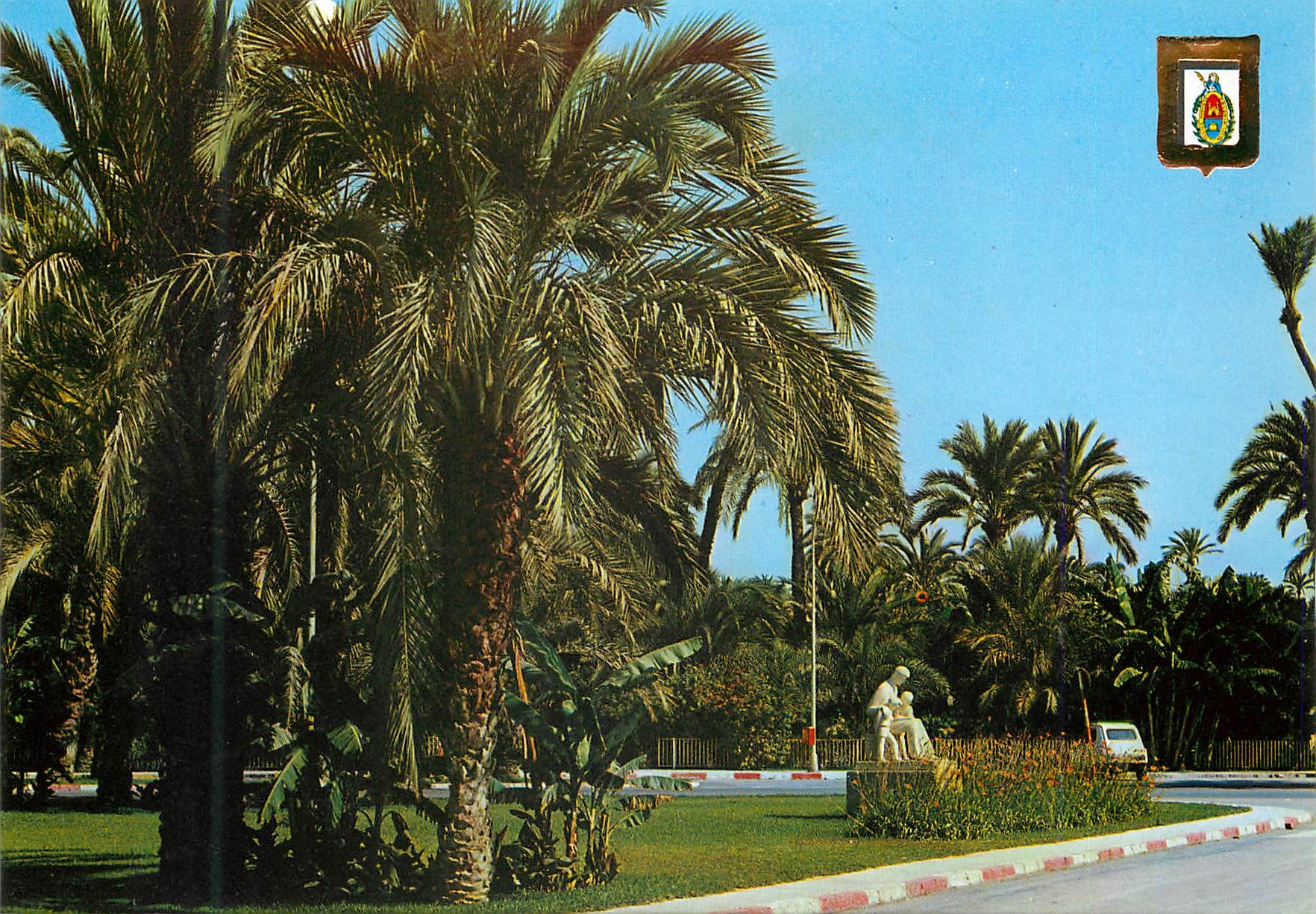 CPM Elche (Alicante) Promenade Alfonso XII