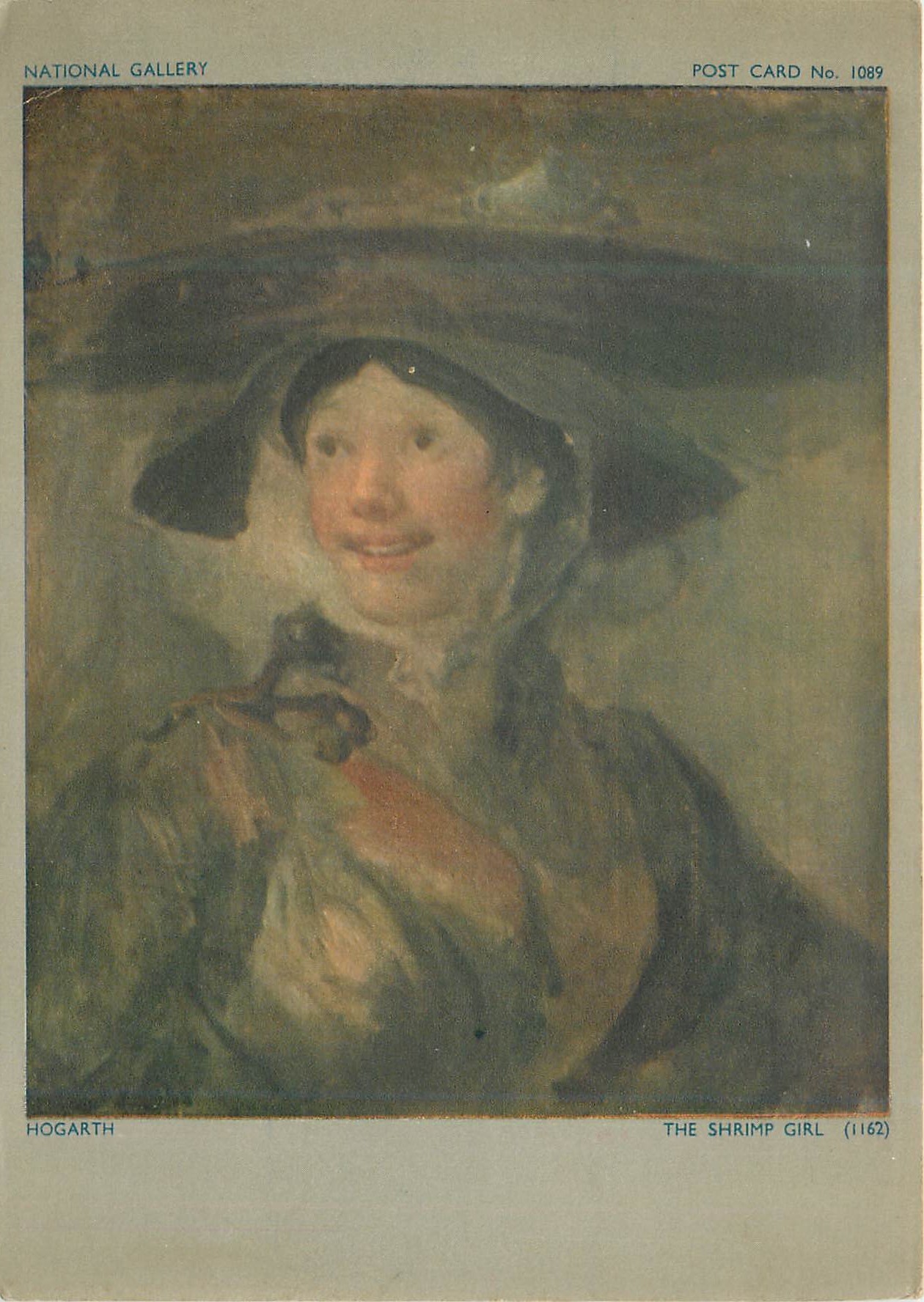 CPM National Gallery Hogarth The Shrimp Girl