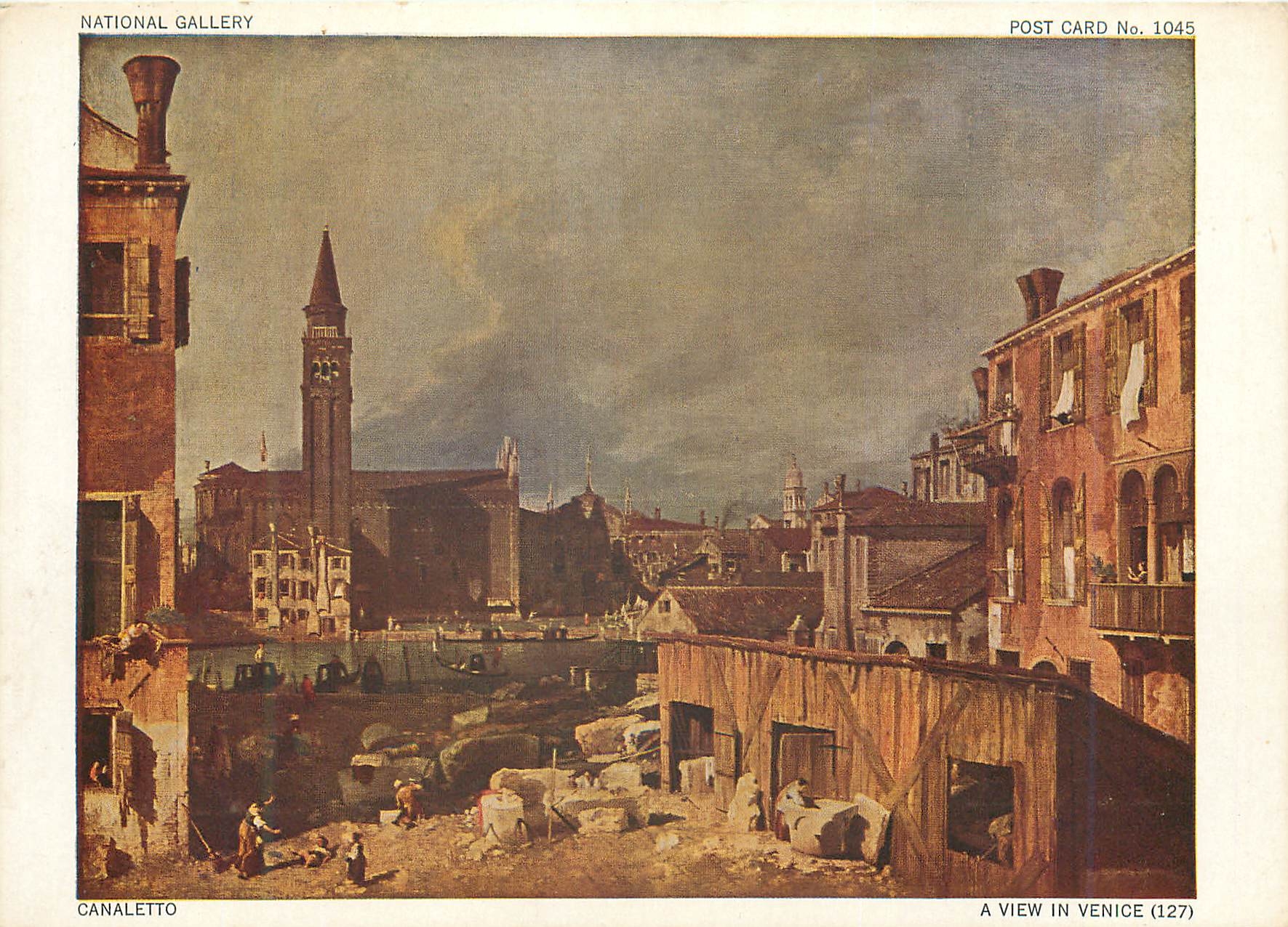 CPM Canaletto A view in Venice