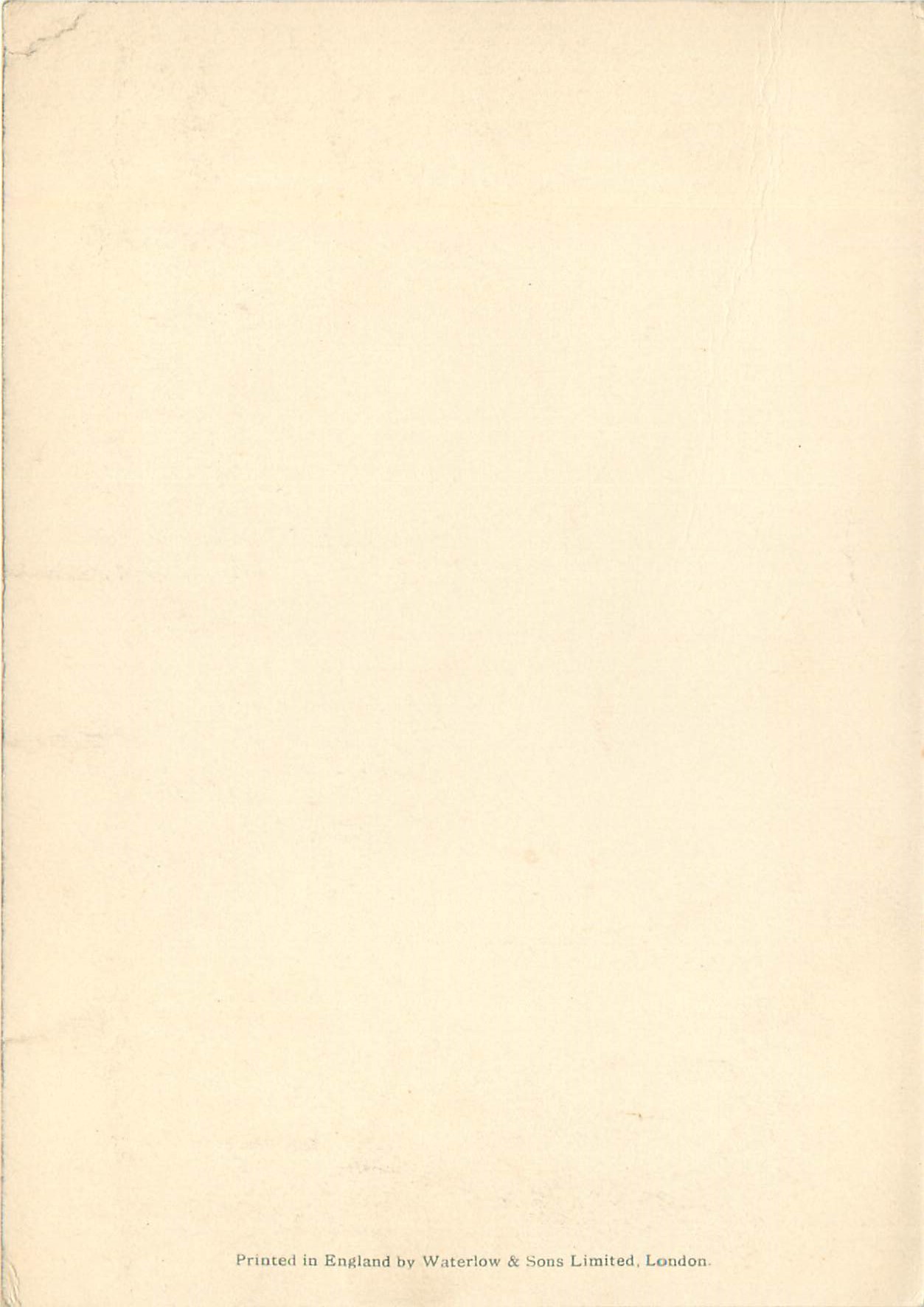 CPM Reynolds The age of Innocence — Verso
