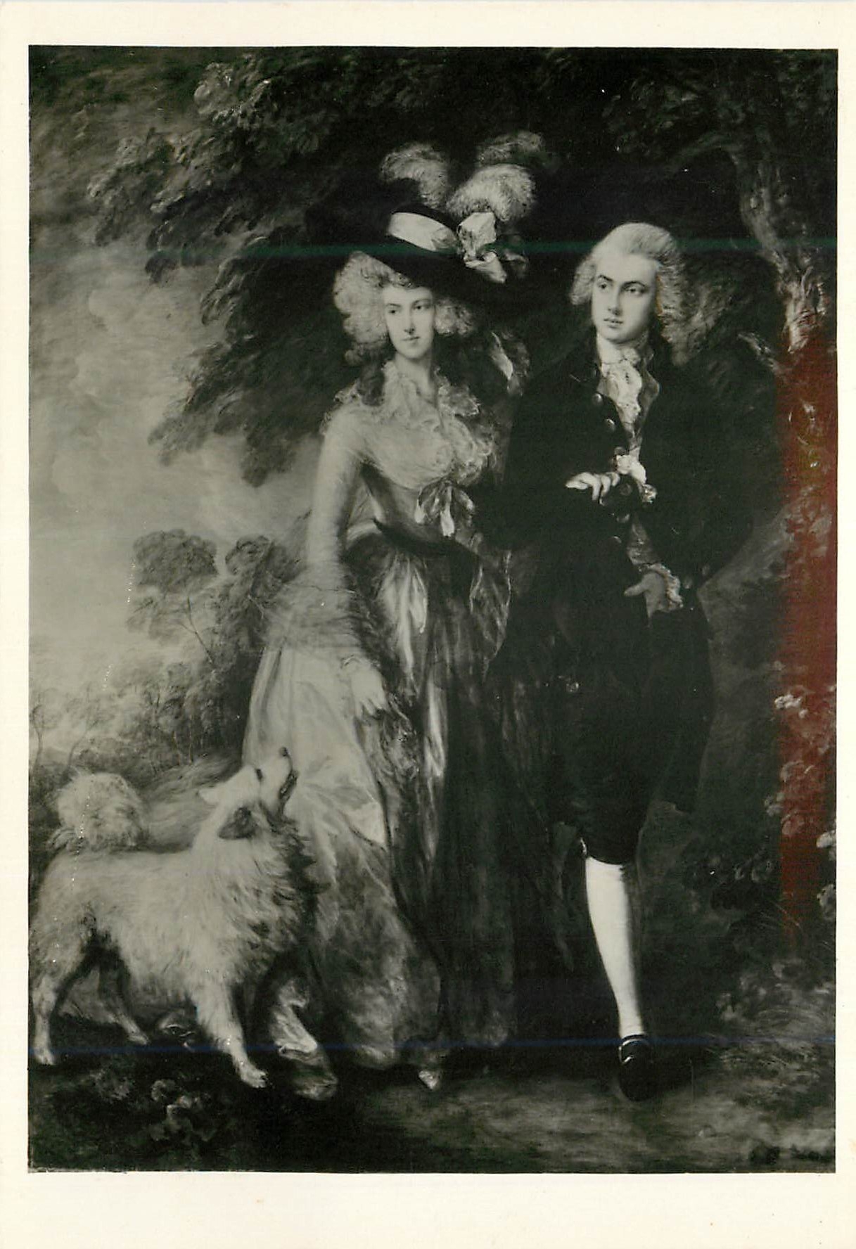 CPM National Gallery London Gainsborough The Morning Walk Chien