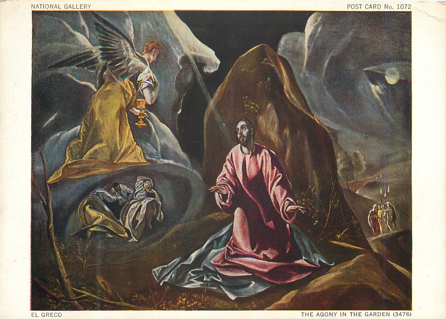 CPM National Gallery London El Greco The Agony in the Garden