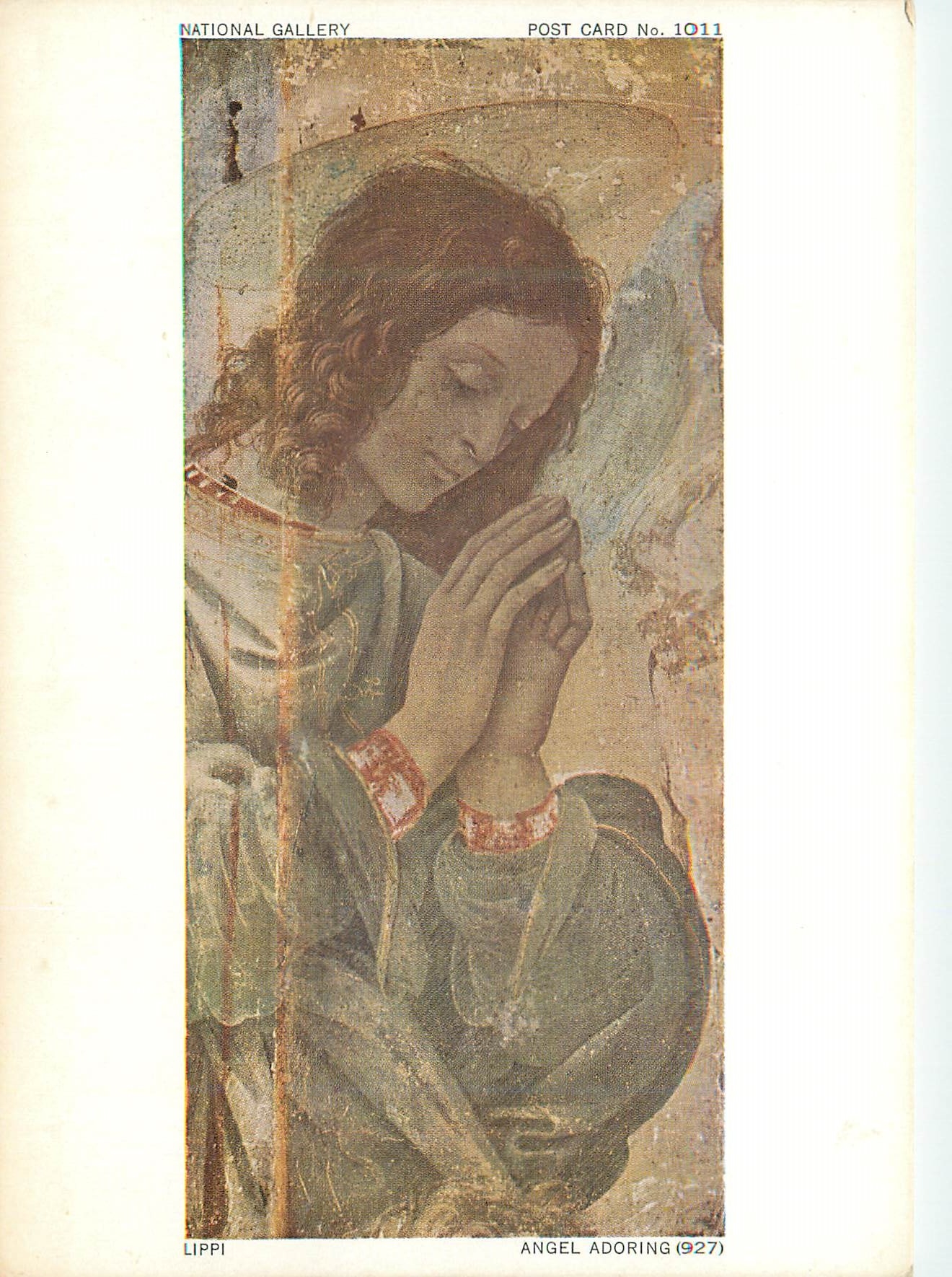 CPM National Gallery London Lippi Angel Adoring