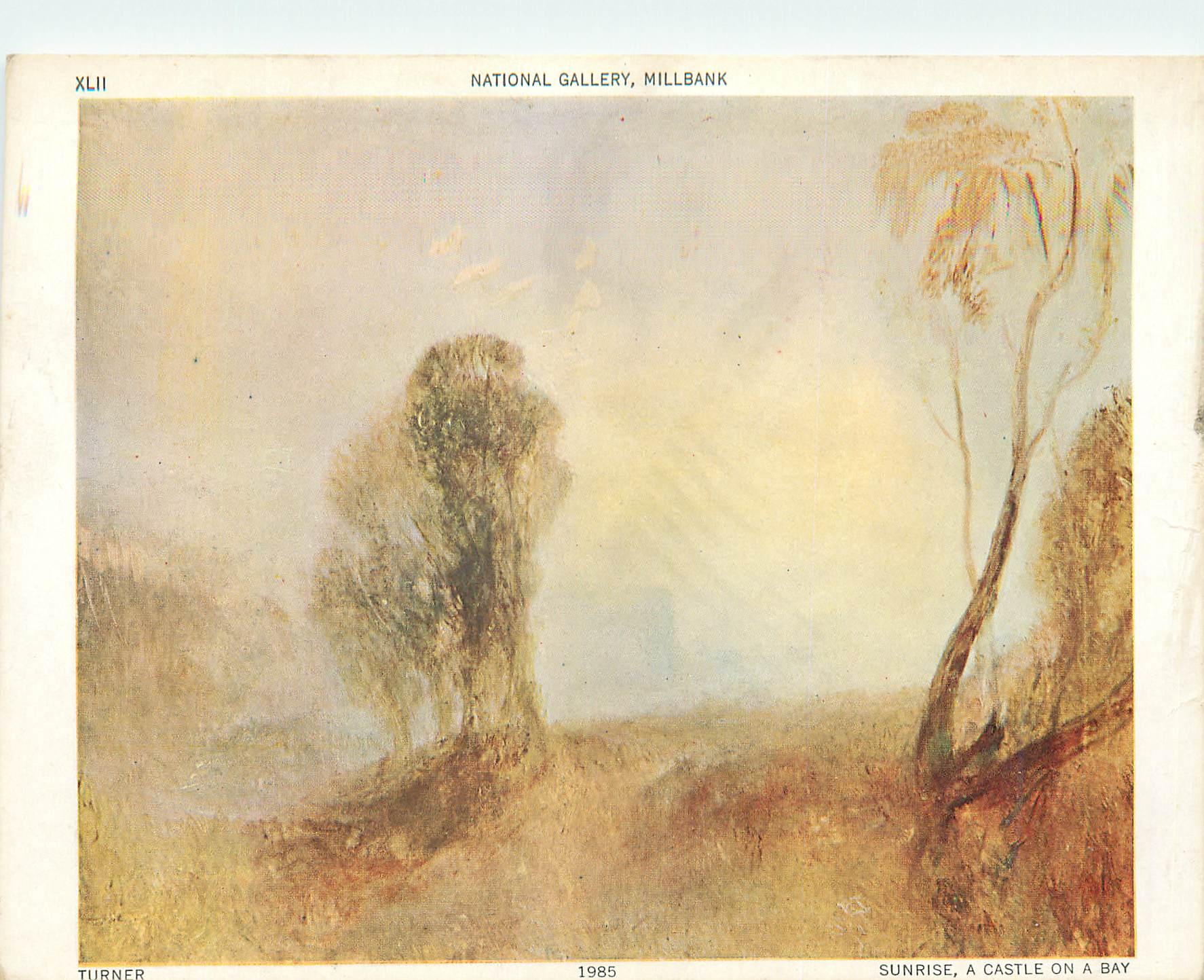 CPM National Gallery London Turner Sunrise a Castle on a Bay