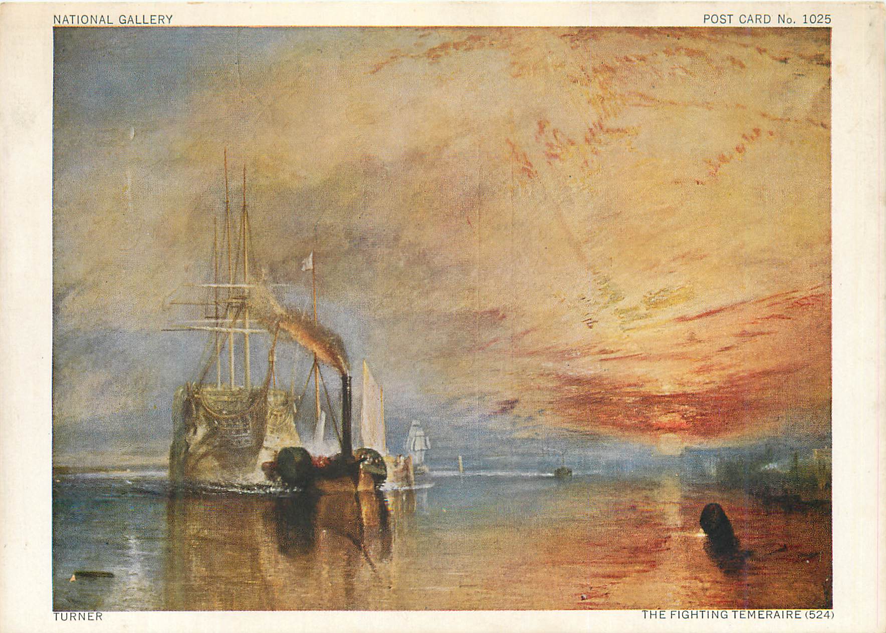 CPM National Gallery London The fighting Temeraire