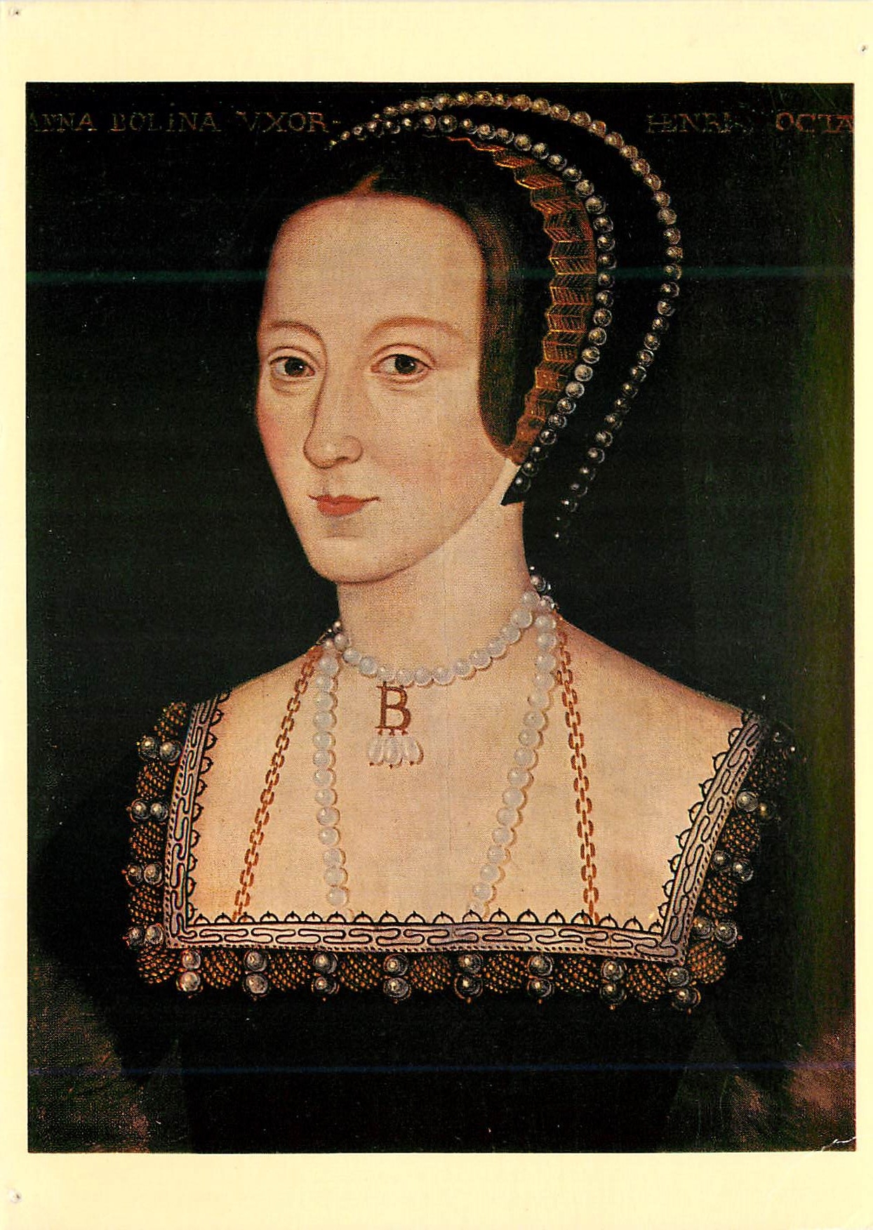CPM Queen Anne Boleyn 1507-1536 Artist unknown