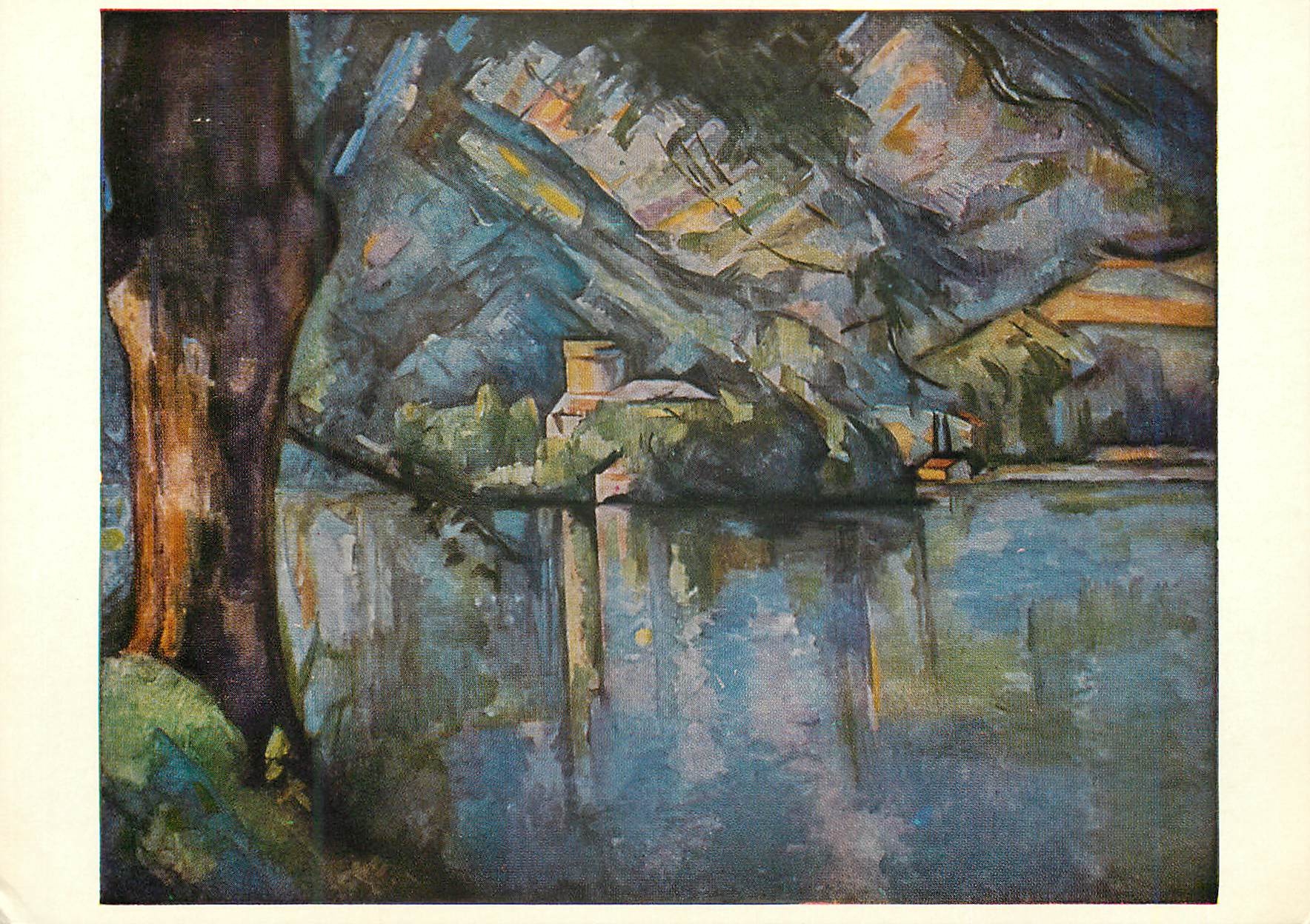 CPM Paul Cezanne (1839-1906) Le Lac D'Annecy
