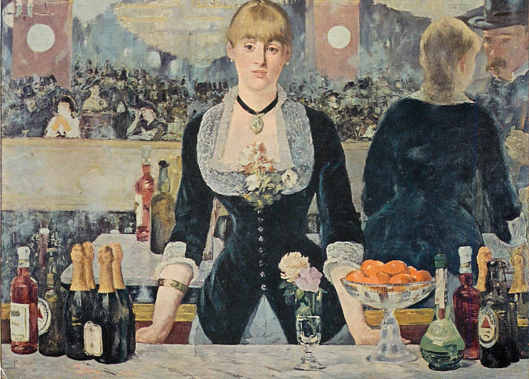 CPM Edouard Manet (1832-1883) The Bar at the Folies-Bergere 1881