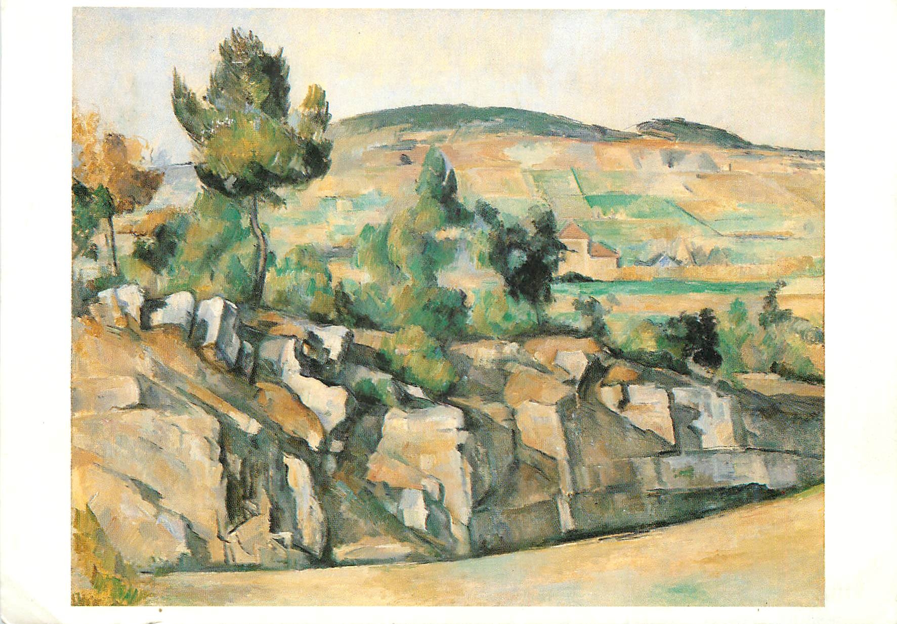 Montagnes en Provence — Paul Cézanne — National Gallery Publications Ltd, Card No. 1239
