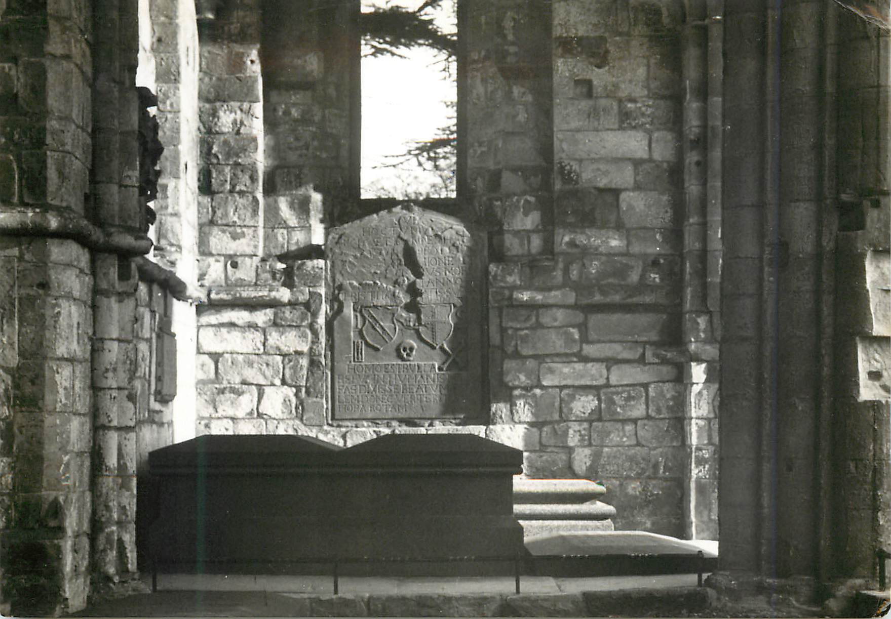 CPM Drybrugh Abbey Burial place of Sir Walter Scott